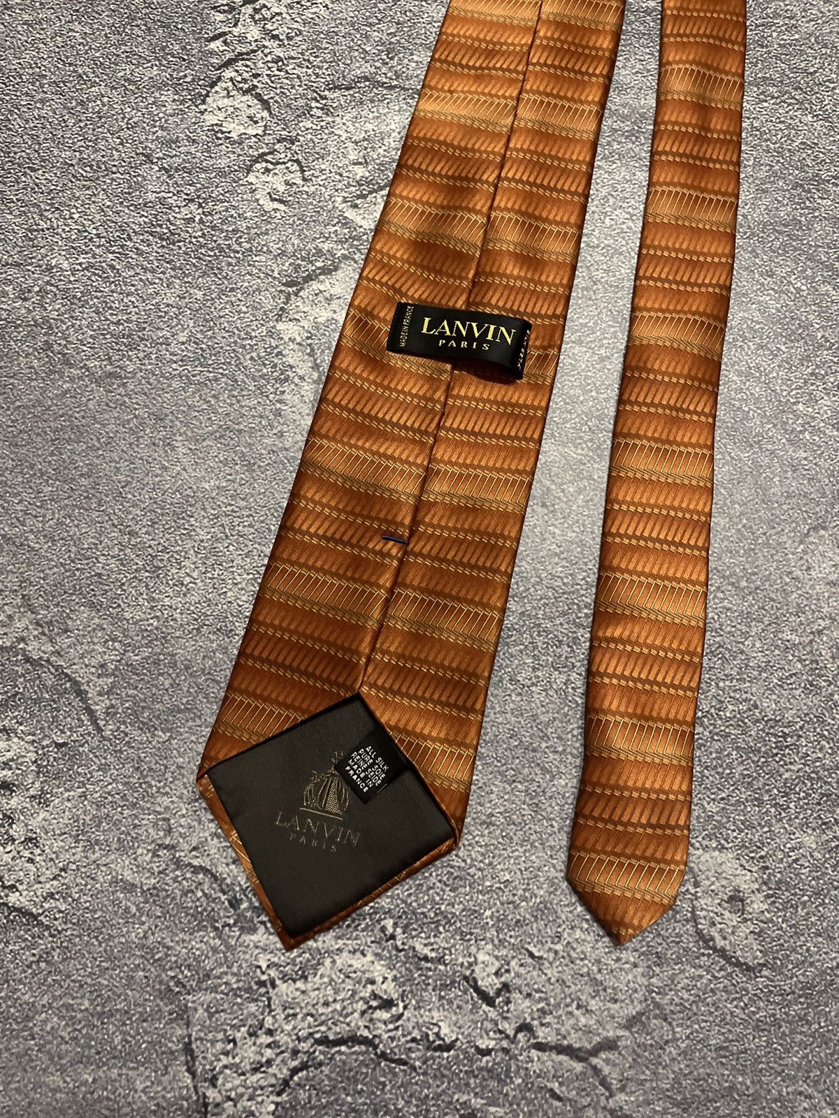 Lanvin Lanvin Paris 100% Silk Tie Size ONE SIZE - 3 Thumbnail