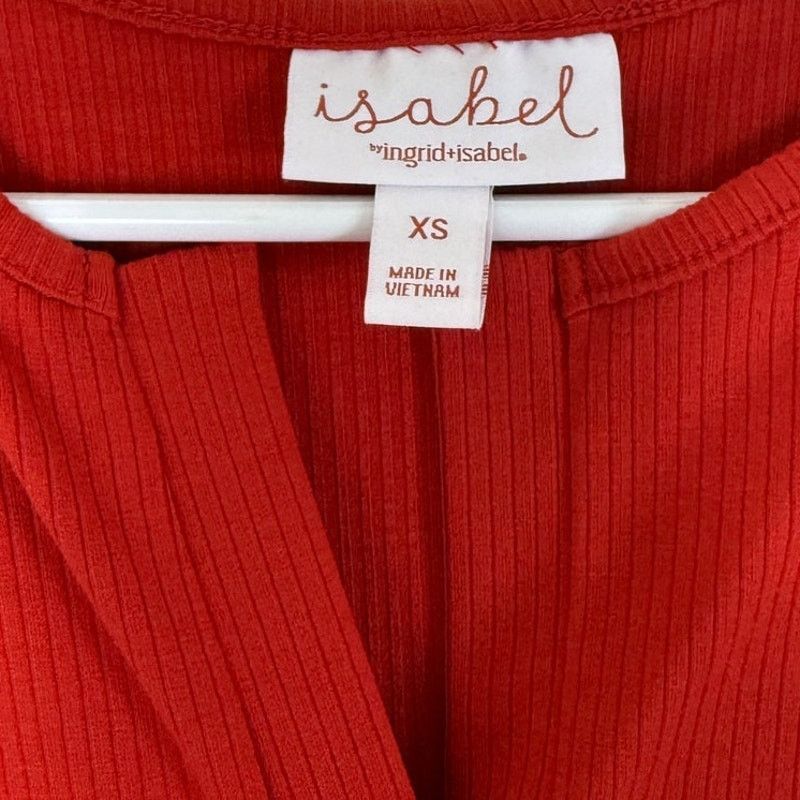 Other Isabel by Ingrid Red Spandex Top - Size XS - NWT! Size XS / US 0-2 / IT 36-38 - 3 Thumbnail
