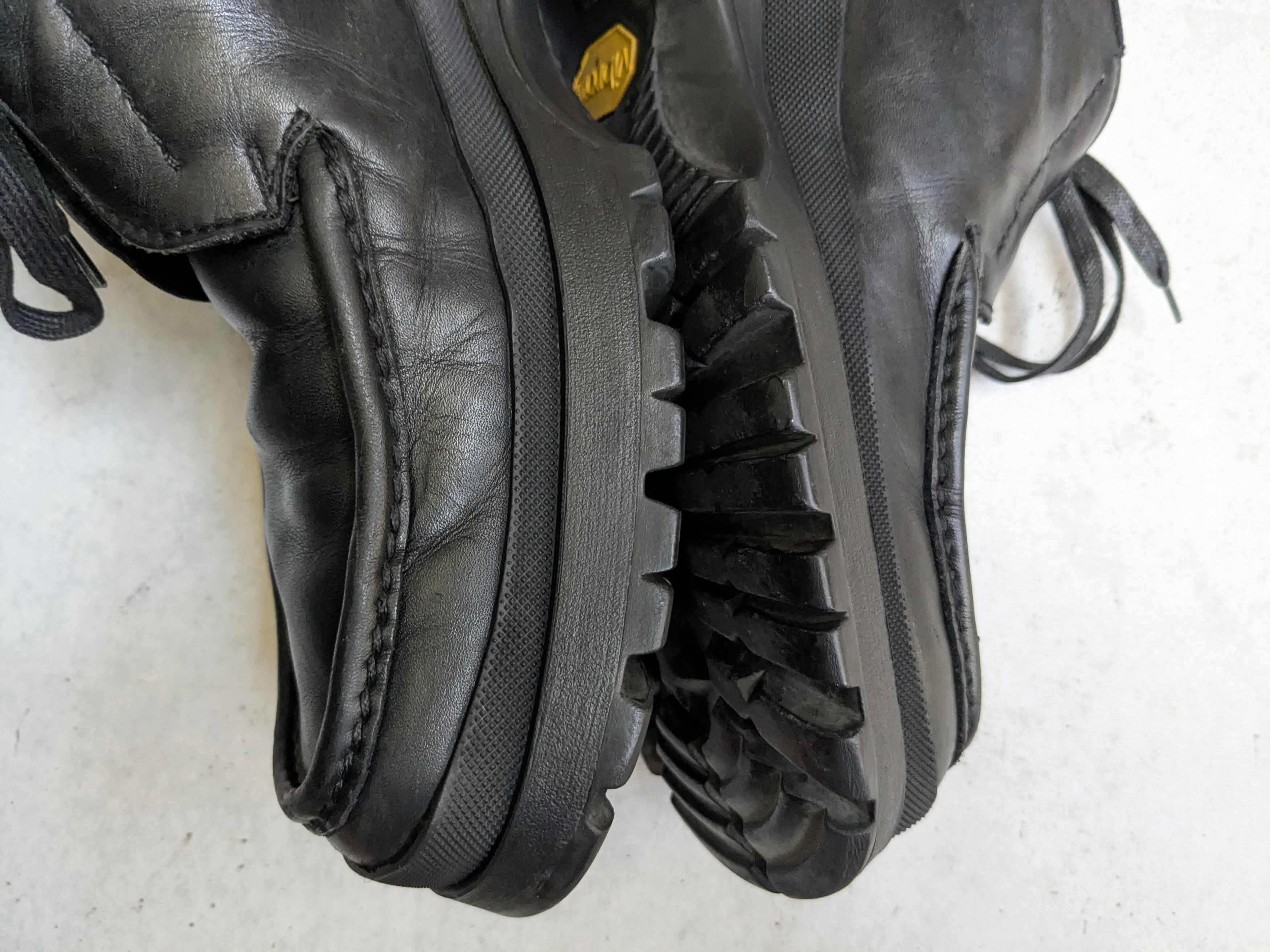 Prada Prada Sneakers Black 13 Leather Y2K Platform Vibram Size US 13 / EU 46 - 10 Thumbnail