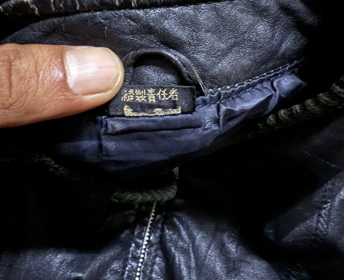 Japanese Brand Jacket Leather Motorcycle Vintge Size US L / EU 52-54 / 3 - 7 Thumbnail