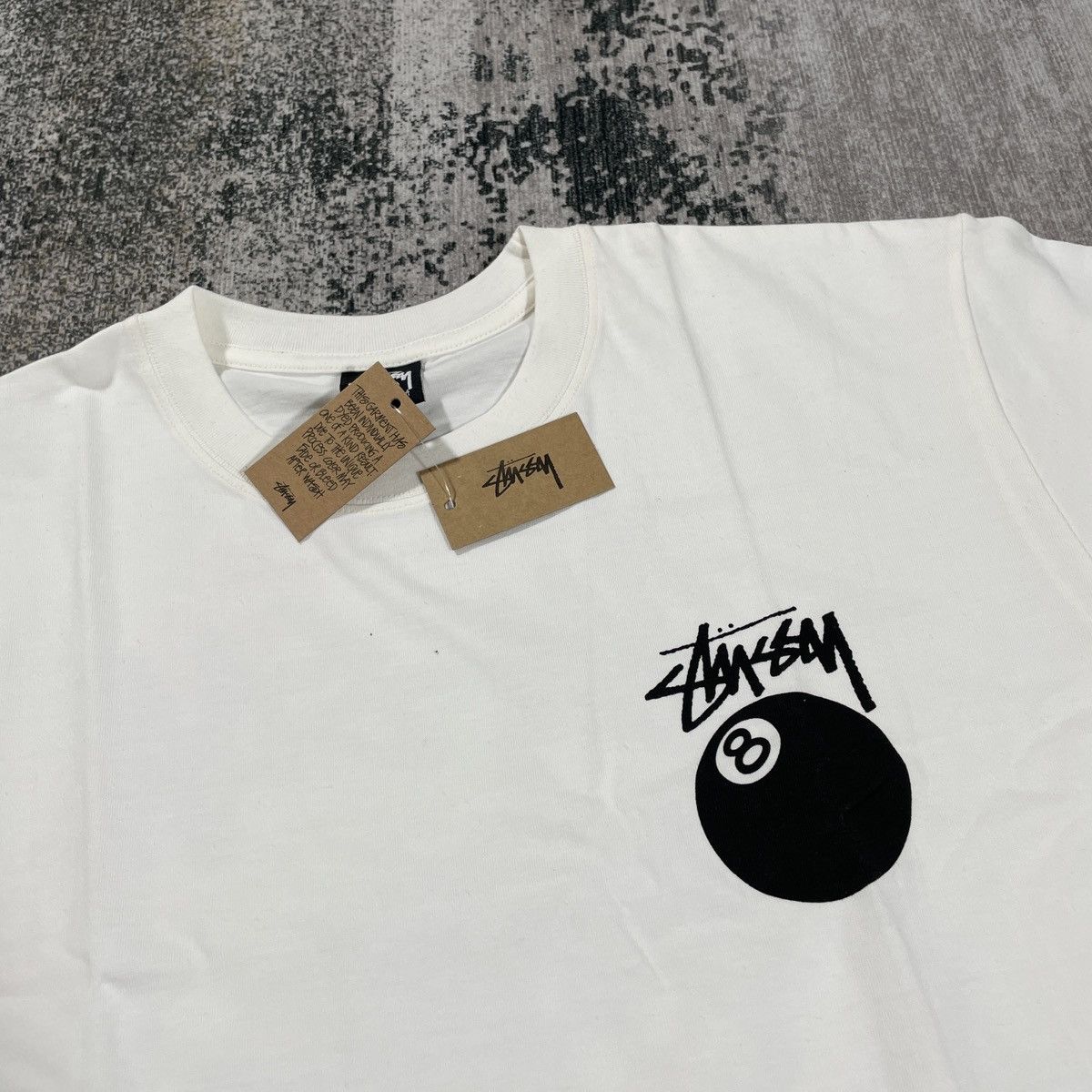 Stussy HYPE STUSSY PIG DYED TEE NATURAL // M Size US M / EU 48-50 / 2 - 3 Thumbnail