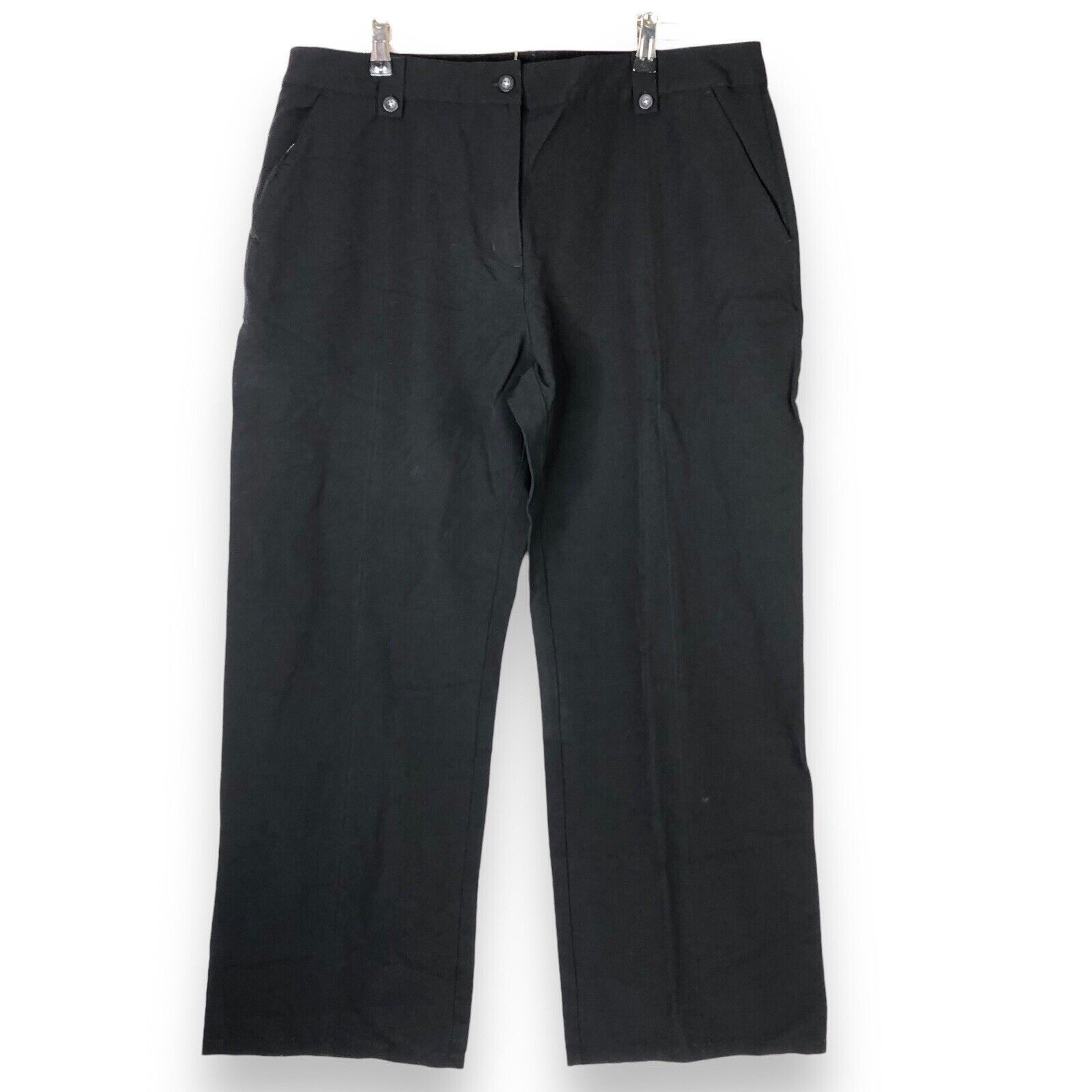 L.L. Bean LL Bean Women Black Trousers Pants 16 Ranger Barn Outdoor Size 36" / US 14 / IT 50 - 1 Thumbnail