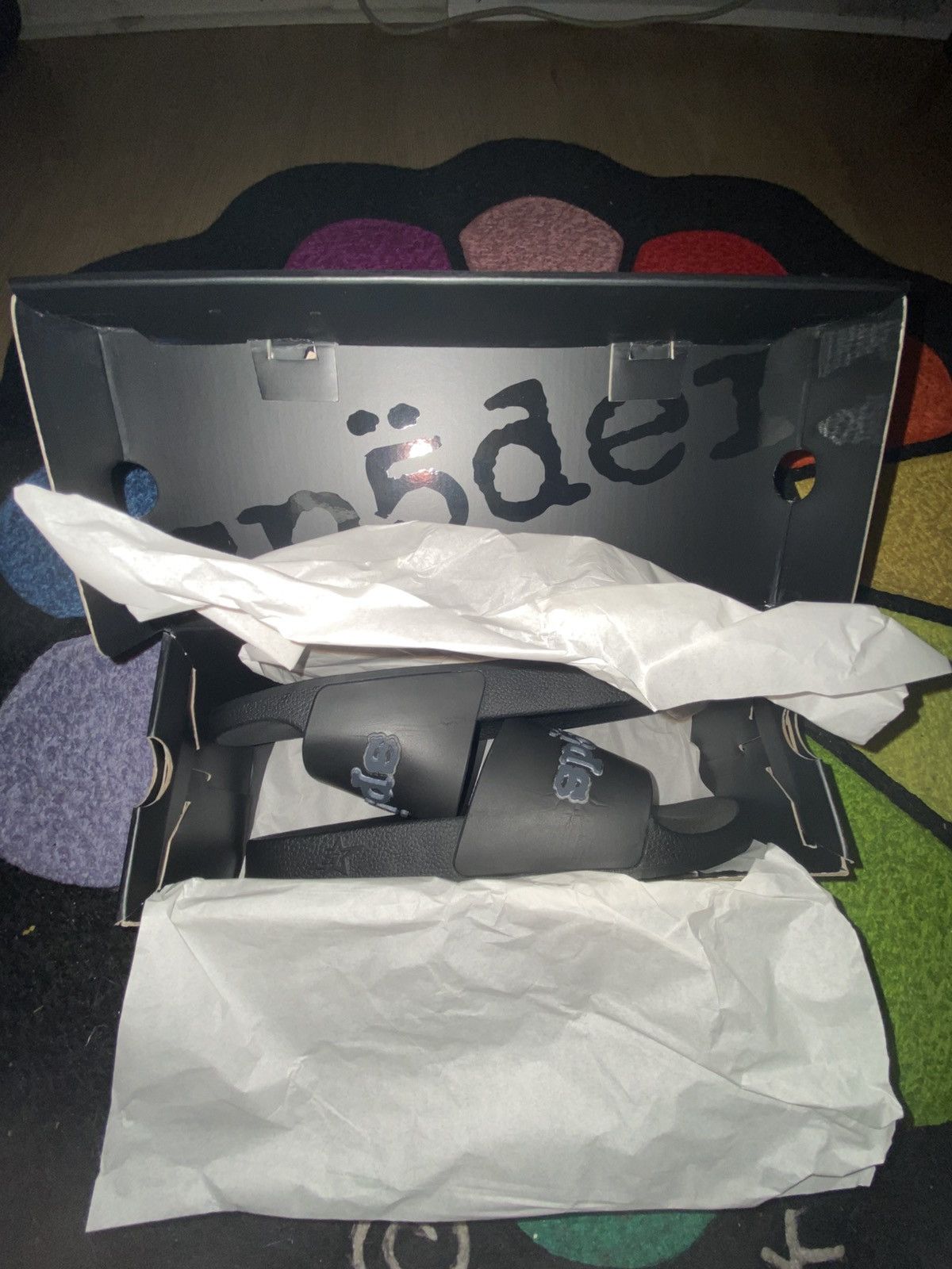 Sp5der Black phantom sp5der slides customized Size US 10 / EU 43 - 4 Thumbnail