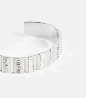 Saint Laurent Paris o1la1rc1a0525 Size: OS / 713768 Odeon Rhinestone Bracelet Size ONE SIZE - 2 Thumbnail