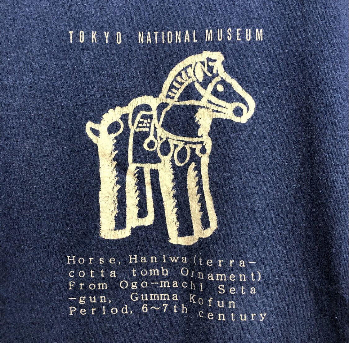 Vintage Vintage Haniwa Horse Tokyo National Museum T-Shirt Size US M / EU 48-50 / 2 - 2 Thumbnail
