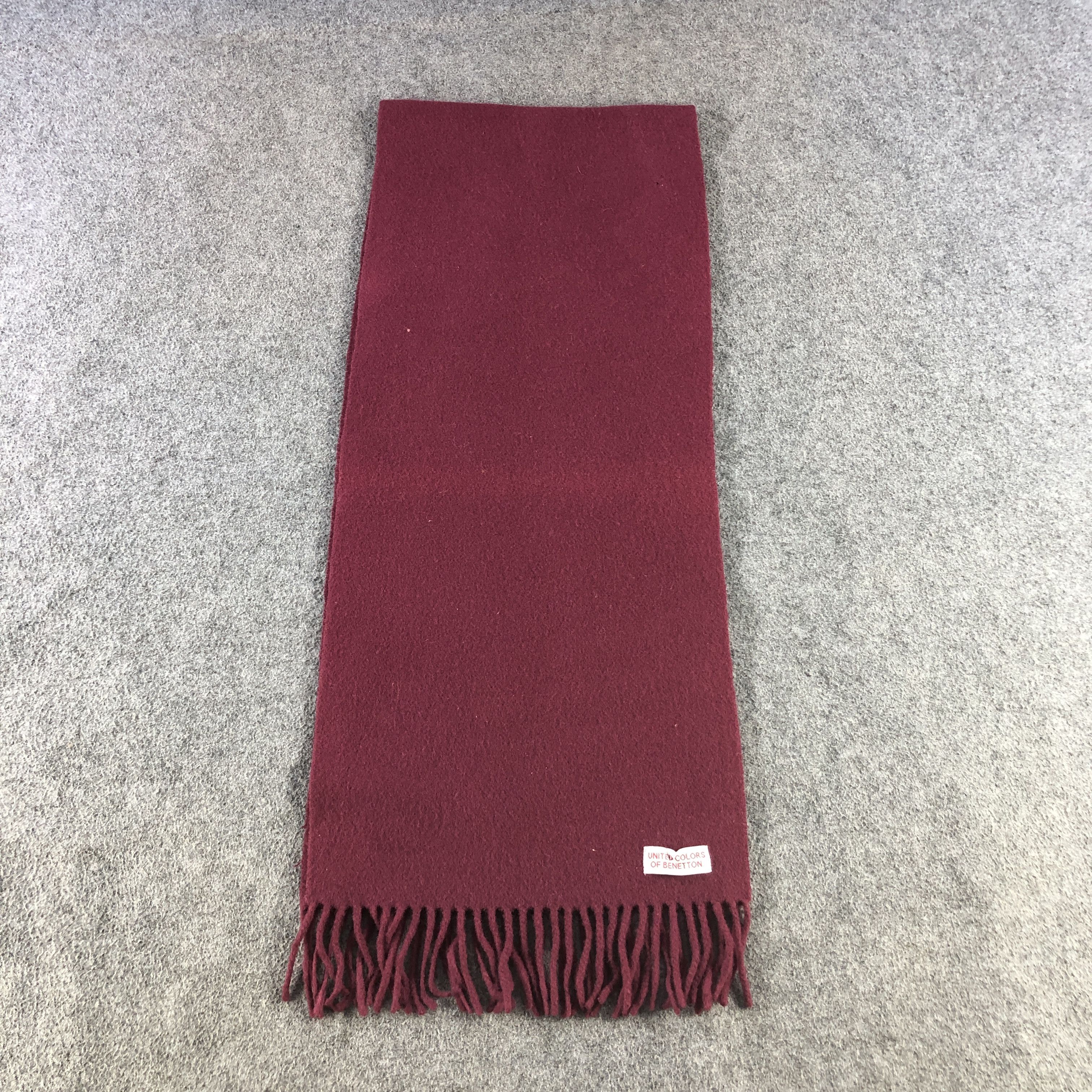 United Colors Of Benetton United Colors Of Benetton Wool Scarf Muffler V2815 Size ONE SIZE - 2 Thumbnail