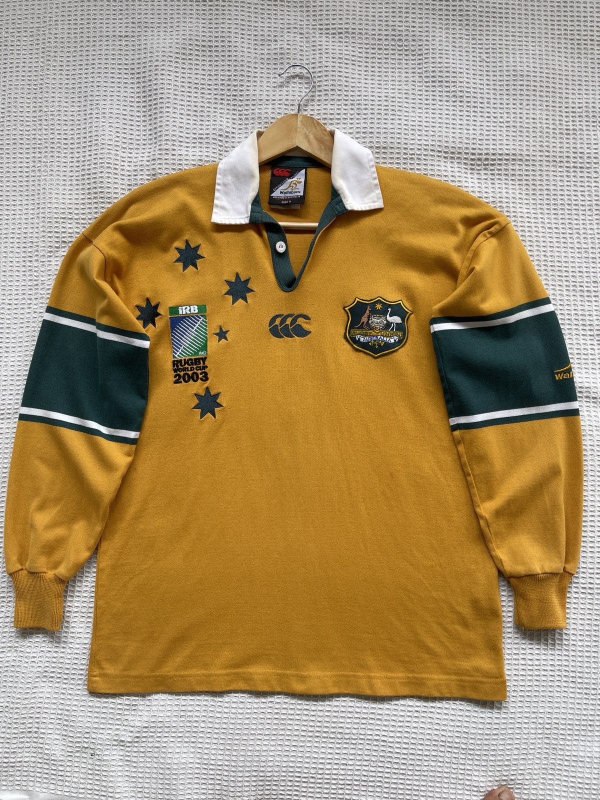 Canterbury of New Zealand Rare🔥Vintage CANTERBURY iRB Rugby World Cup Shirt Size US M / EU 48-50 / 2 - 14 Thumbnail
