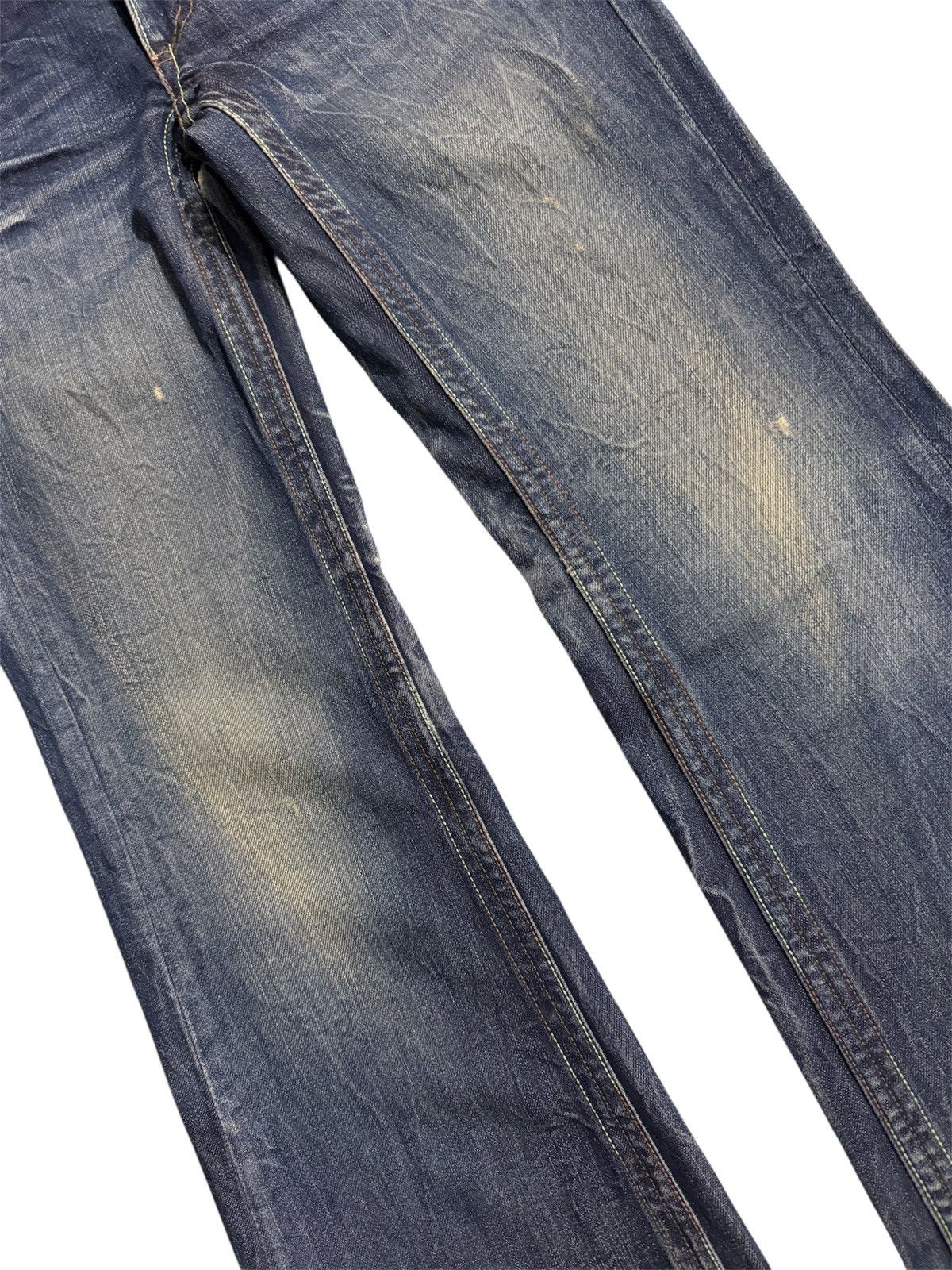Japanese Brand DRIVE JEANS FLARED BOOTCUT JEANS Size 29" - 4 Thumbnail