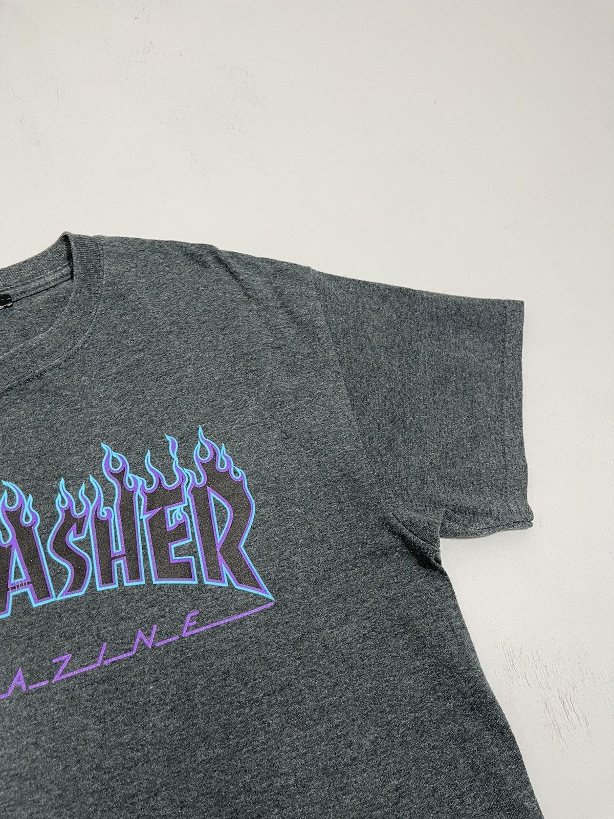 Thrasher Crazy Y2K Thrasher Flames Rare Logo Grunge Punk Skater Tee Size US M / EU 48-50 / 2 - 7 Thumbnail