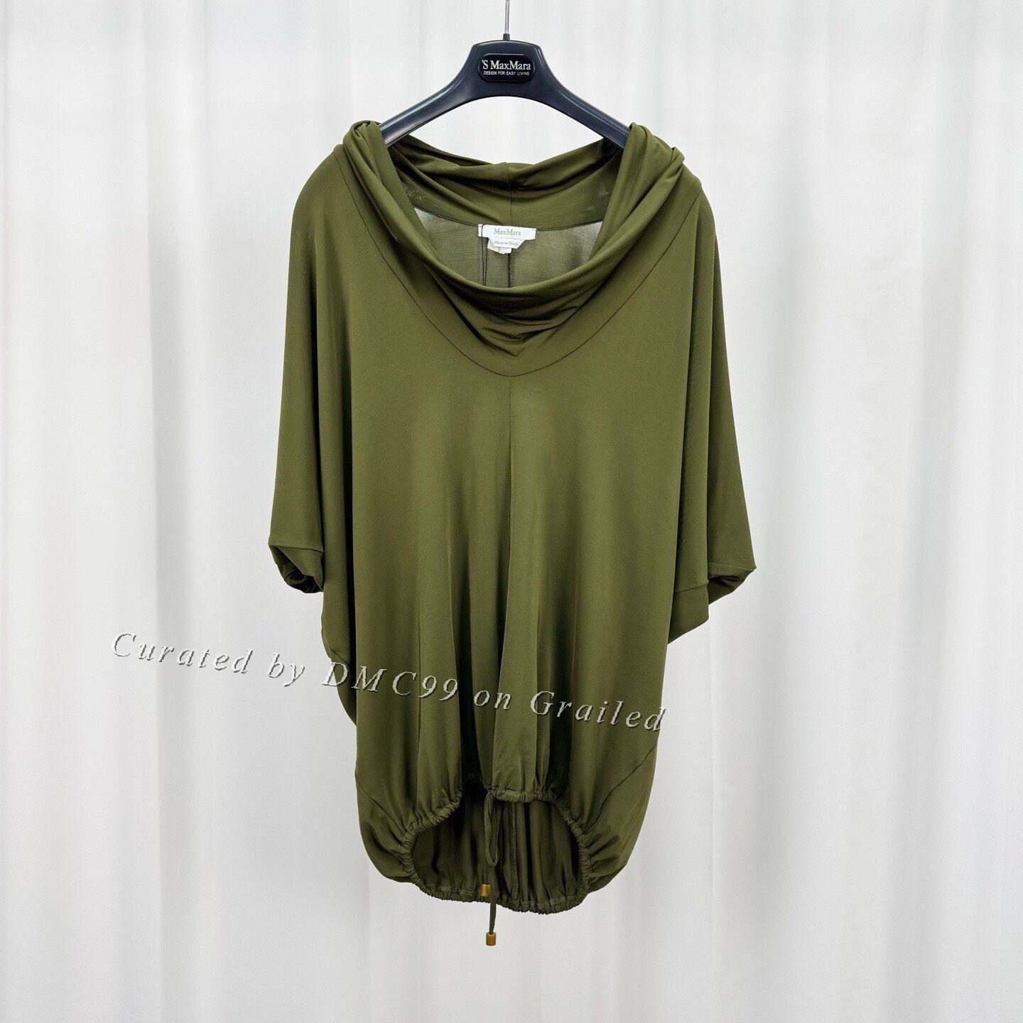 Max Mara Maxmara Dark Green Silk Camisole Top Size S / US 4 / IT 40 - 1 Thumbnail