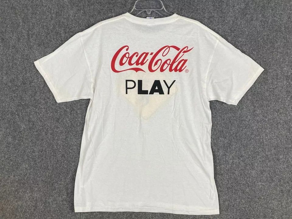 Anvil Coca Cola T-Shirt Men's XL Anvil Short Sleeve 100% Cotton Size US XL / EU 56 / 4 - 7 Thumbnail