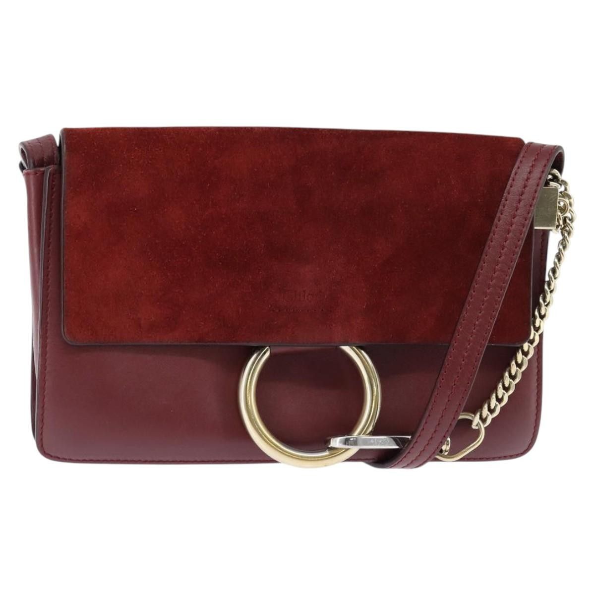 Chloe Chloe Faye Shoulder Bag Leather and Suede Size ONE SIZE - 1 Thumbnail