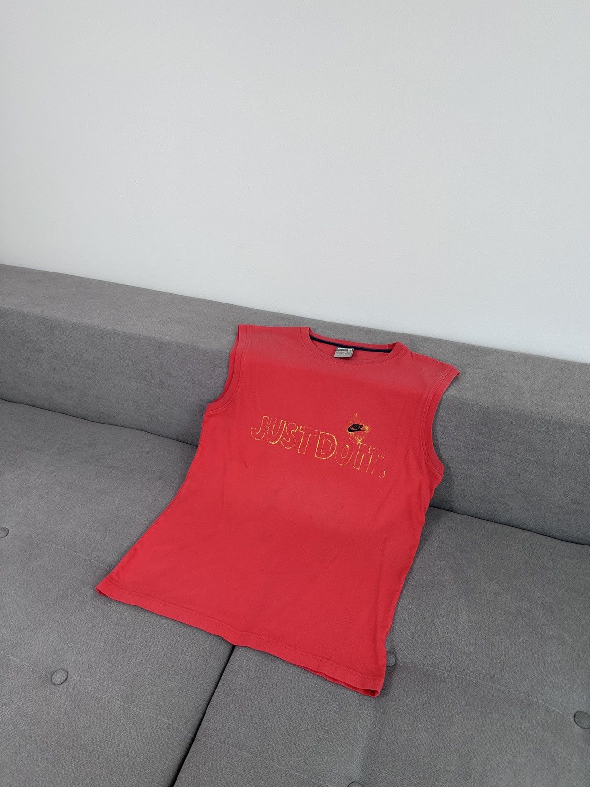 Nike × Vintage Nike Just Do It vintage Tank TopTee Size US M / EU 48-50 / 2 - 1 Thumbnail