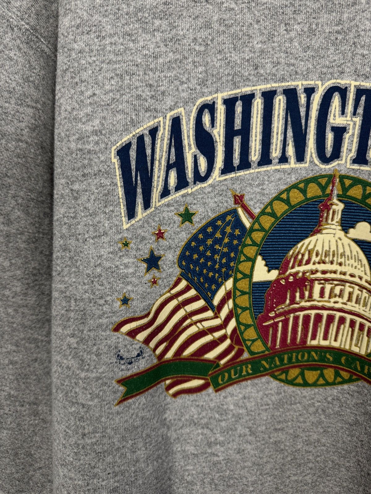 Vintage Washington D. C. Our Nation’s Capital Vintage Sweatshirt USA Size US M / EU 48-50 / 2 - 6 Thumbnail