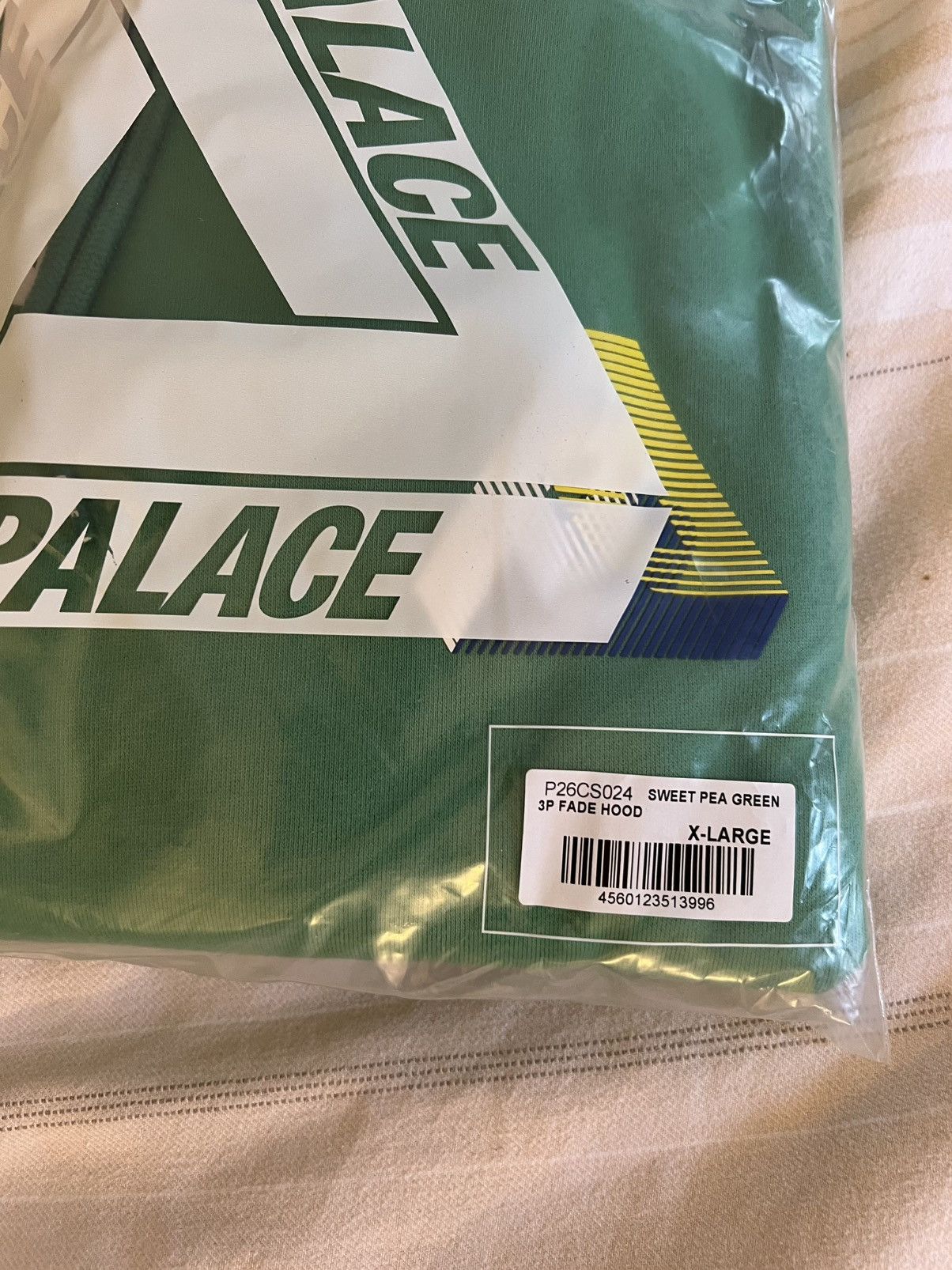 Palace Palace 3P Fade Hood Sweet Pea Green Brushed Fleece Hoodie XL Size US XL / EU 56 / 4 - 5 Thumbnail