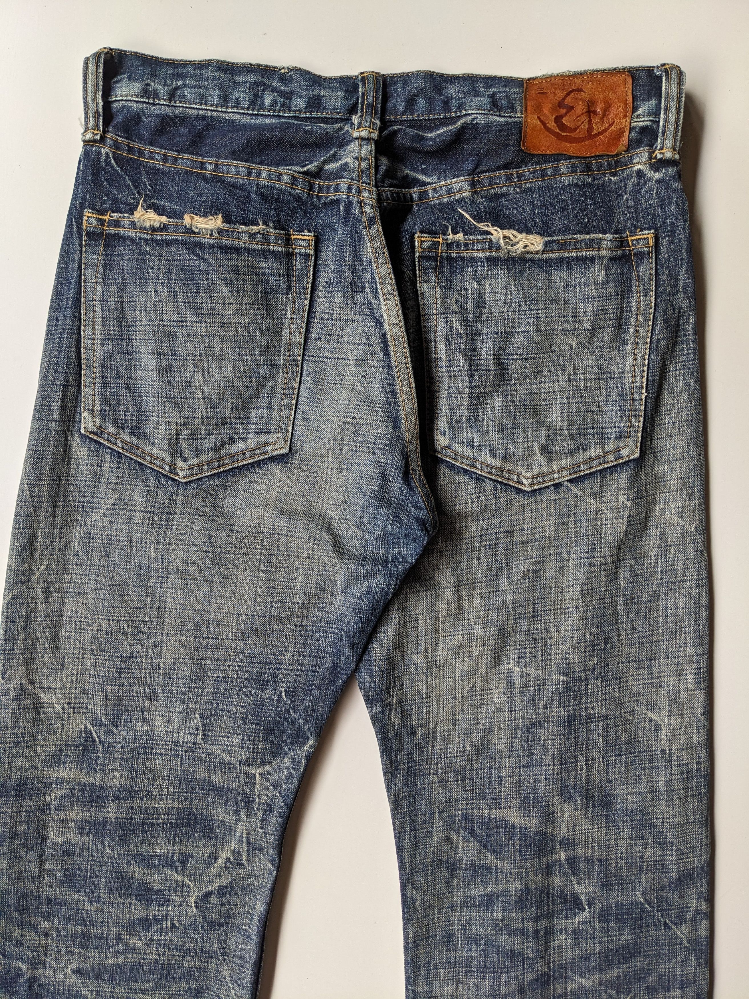 Eternal × Japanese Brand × Jean Eternal clawmark faded 18oz jeans Size US 32 / EU 48 - 7 Thumbnail