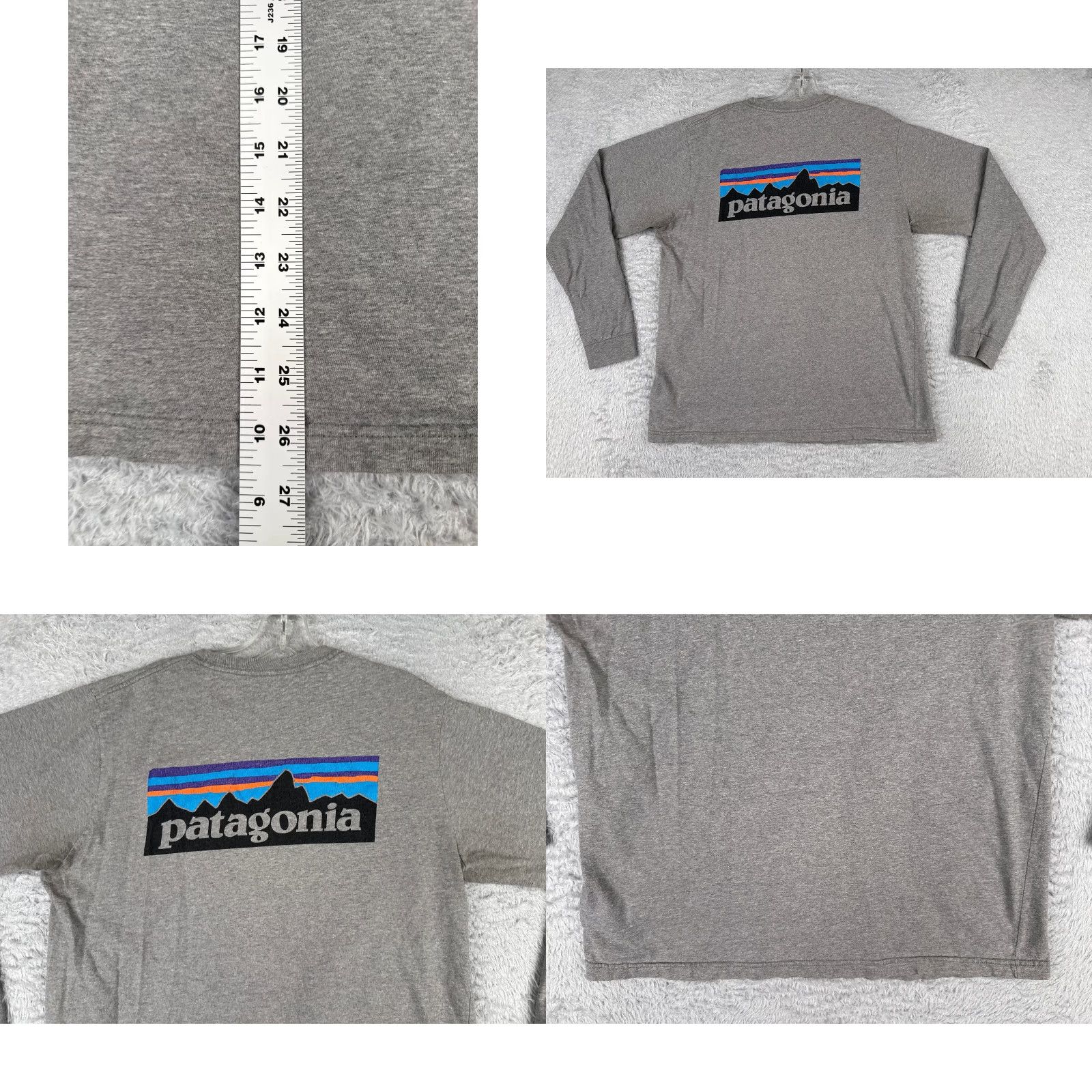 Patagonia Patagonia Shirt Men M Gray Long Sleeve Cotton Logo P-6 Fitz Roy Logo All Seasons Breathable 90s? Size US M / EU 48-50 / 2 - 9 Thumbnail