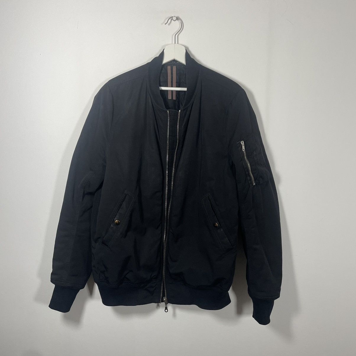 Rick Owens Rick Owens black bomber Size US L / EU 52-54 / 3 - 1 Thumbnail