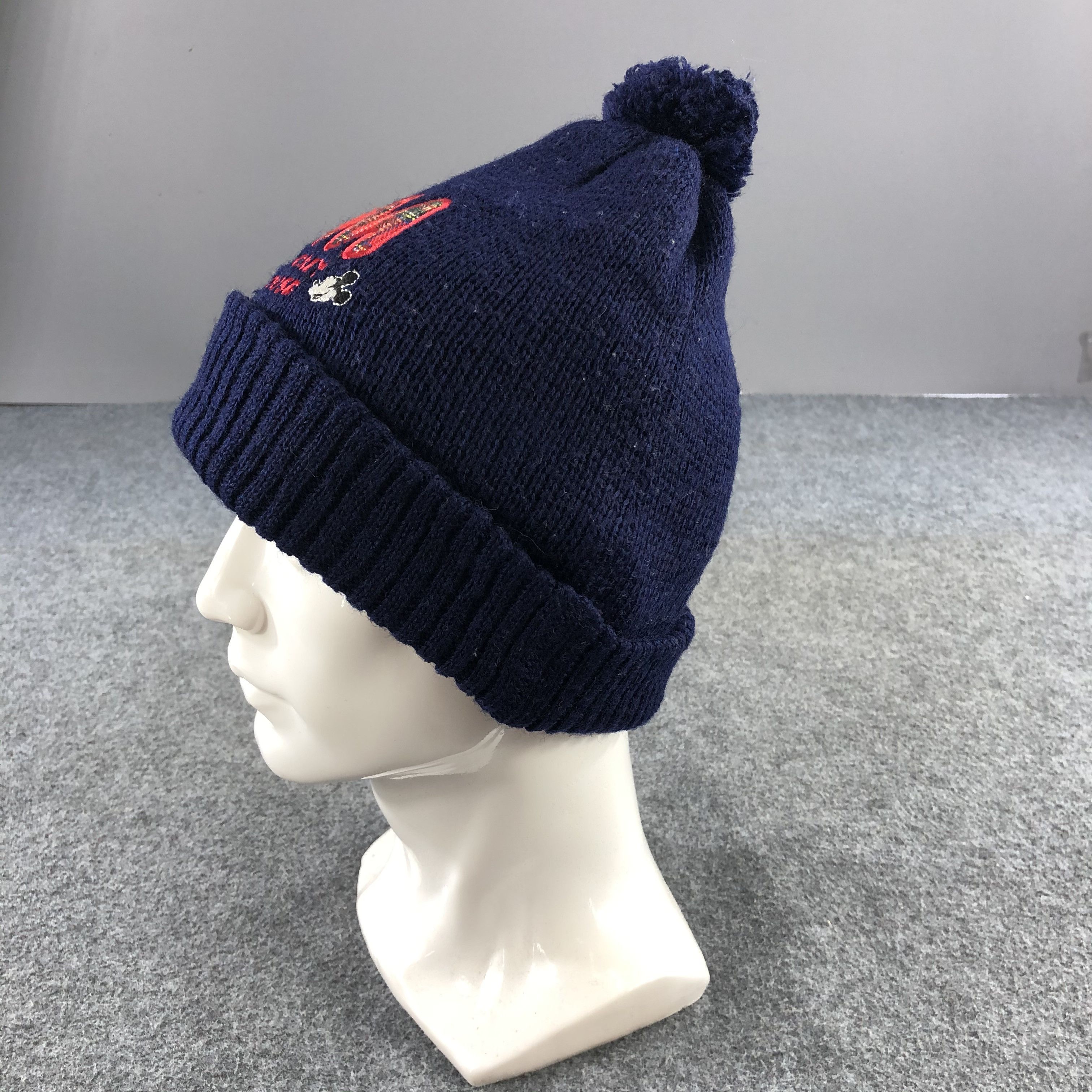 Mickey Mouse Mickey Mouse Bobble Wool Beanie Snowcap Snow Hat B474 Size ONE SIZE - 2 Thumbnail