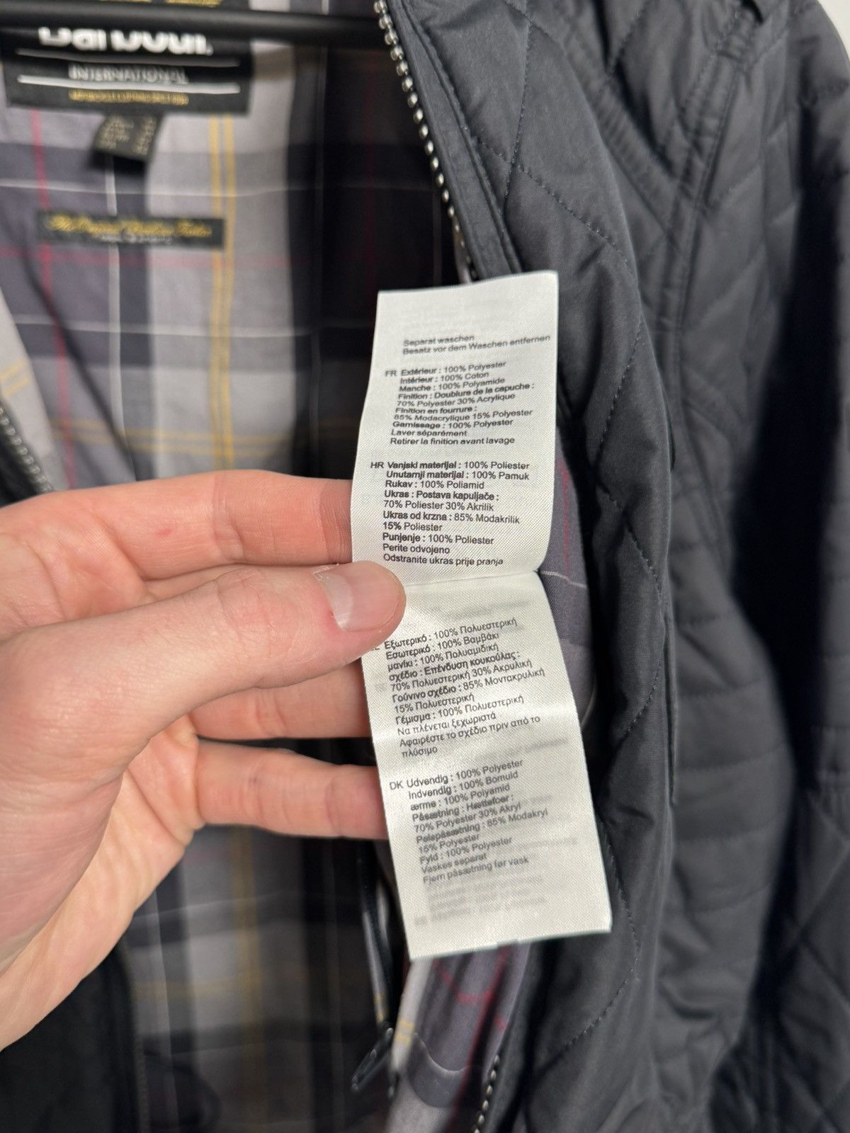 Barbour Barbour B.INTL Quilt Long Sleeve Jacket Hooded Fur Trim Wom Size L / US 10 / IT 46 - 15 Thumbnail