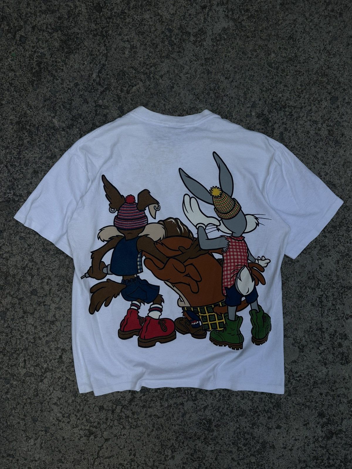 Changes Rare T-Shirt Looney Tunes Crew Double Print Size US L / EU 52-54 / 3 - 4 Thumbnail
