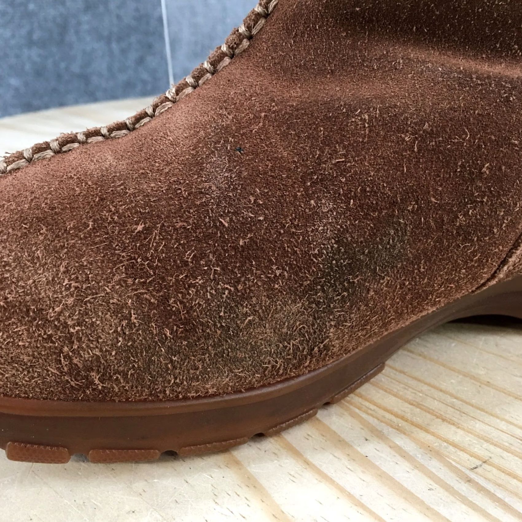 Vintage Kamik Jenna Boots Womens 7 Waterproof Shearling Brown Pull On Comfort Ankle Top Boots Size M / US 6-8 / IT 42-44 - 6 Thumbnail