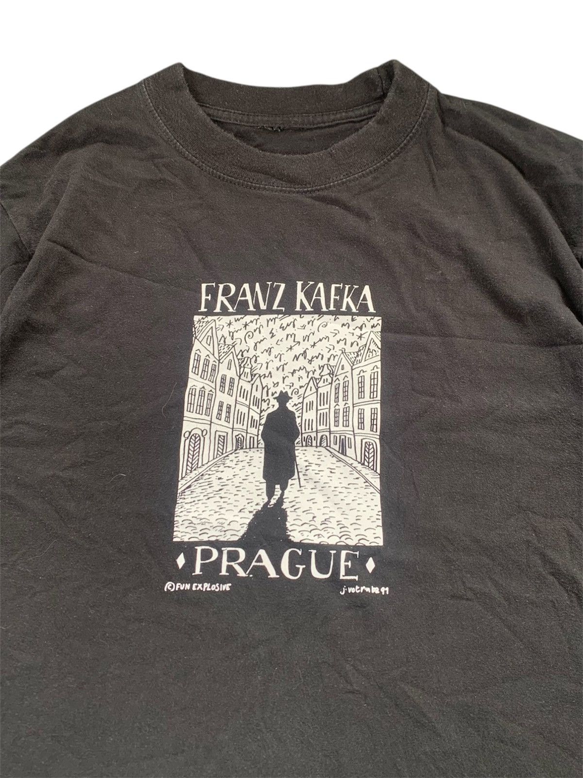 Band Tees × Vintage Vintage Franz Kafka Prague Tee Size US S / EU 44-46 / 1 - 2 Thumbnail