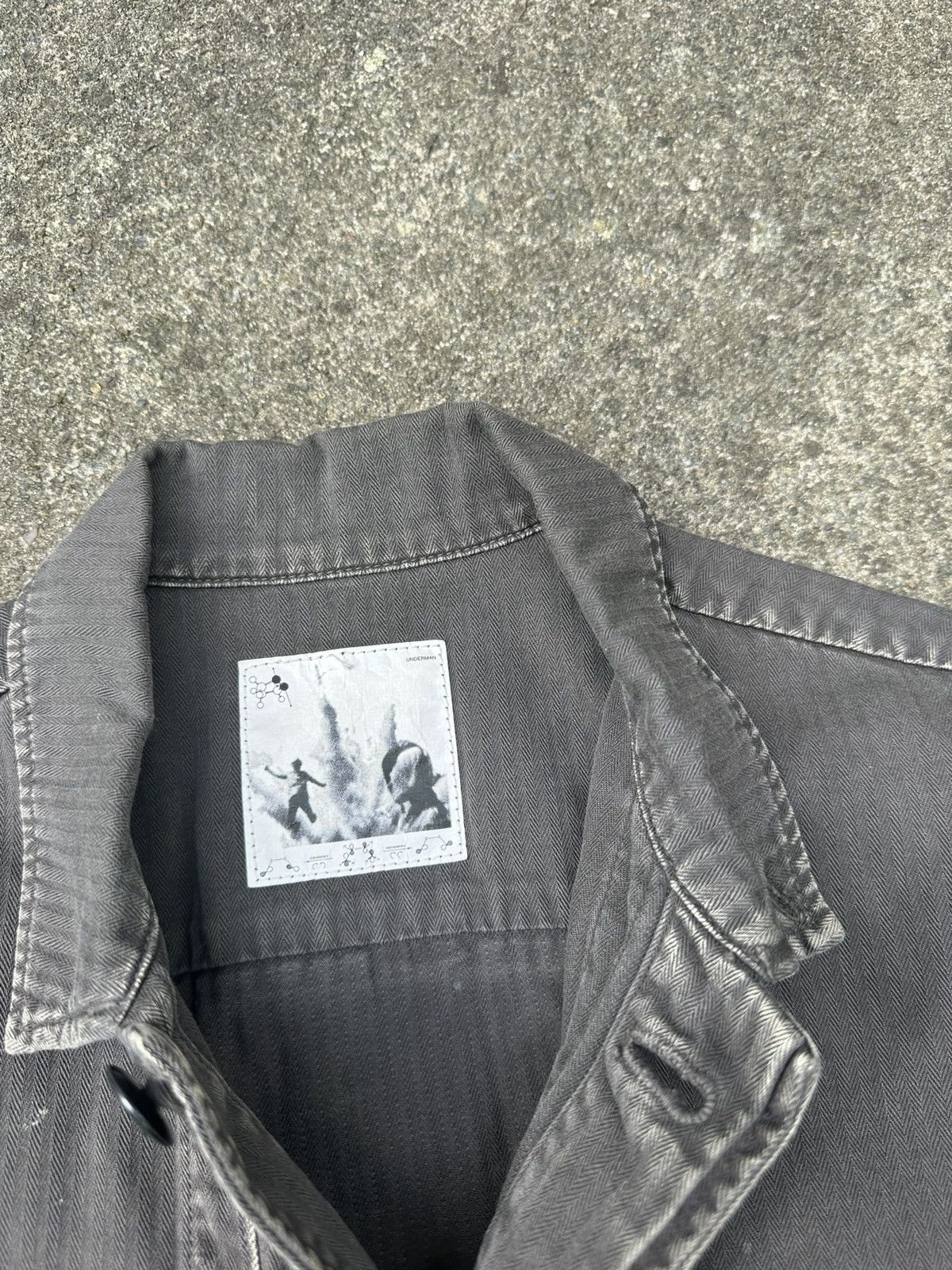 Jun Takahashi × Undercover Undercover SS11 Underman Tactical Shirt Grey Workwear Style Size US XS / EU 42 / 0 - 4 Thumbnail