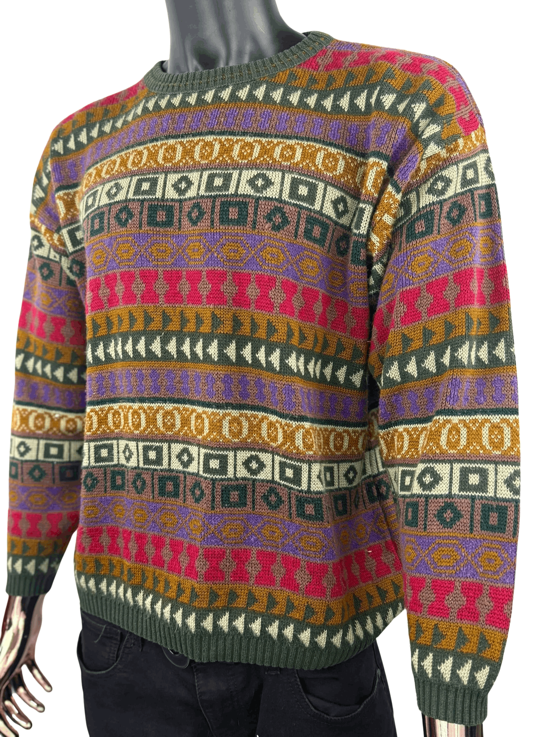 Other VTG Catherine’s Design Geometric Knit Sweater Fair Isle Size US M / EU 48-50 / 2 - 1 Thumbnail