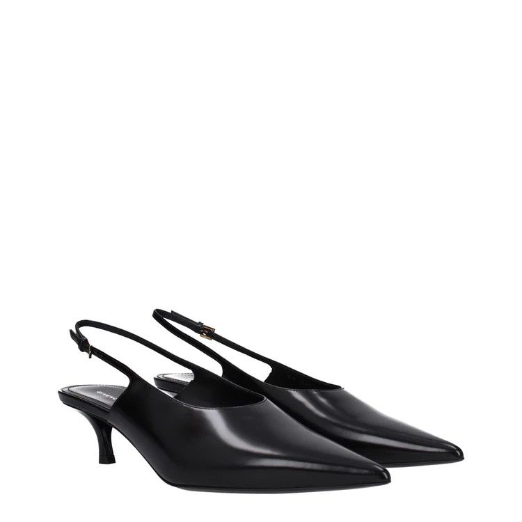 Givenchy ob1o1e1124 Leather Sandals in Black Size US 6 / IT 36 - 2 Thumbnail