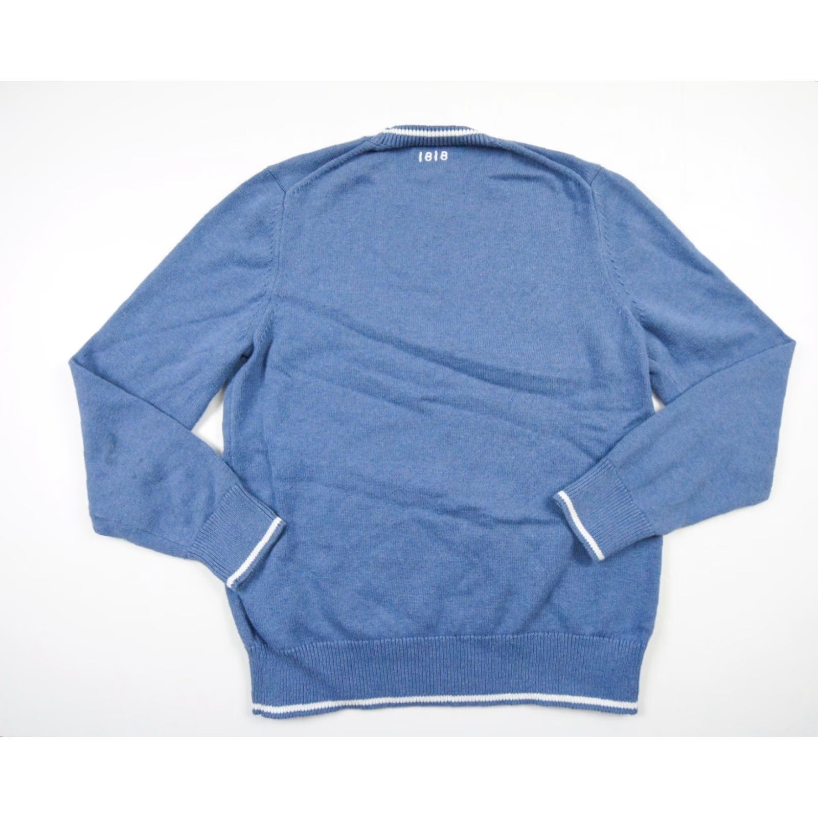 Brooks Brothers Brooks Brothers Men's Sweater Medium Blue Knit Crewneck Supima Cotton Preppy Size US M / EU 48-50 / 2 - 4 Thumbnail