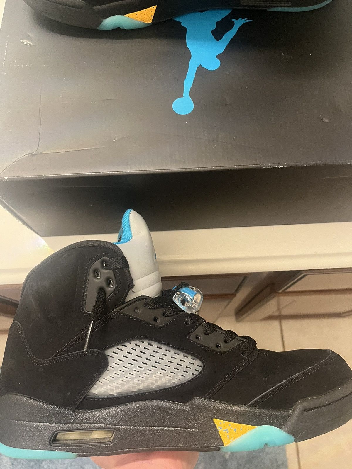 Jordan Brand Jordan 5 Retro Aqua Size US 9 / EU 42 - 4 Thumbnail