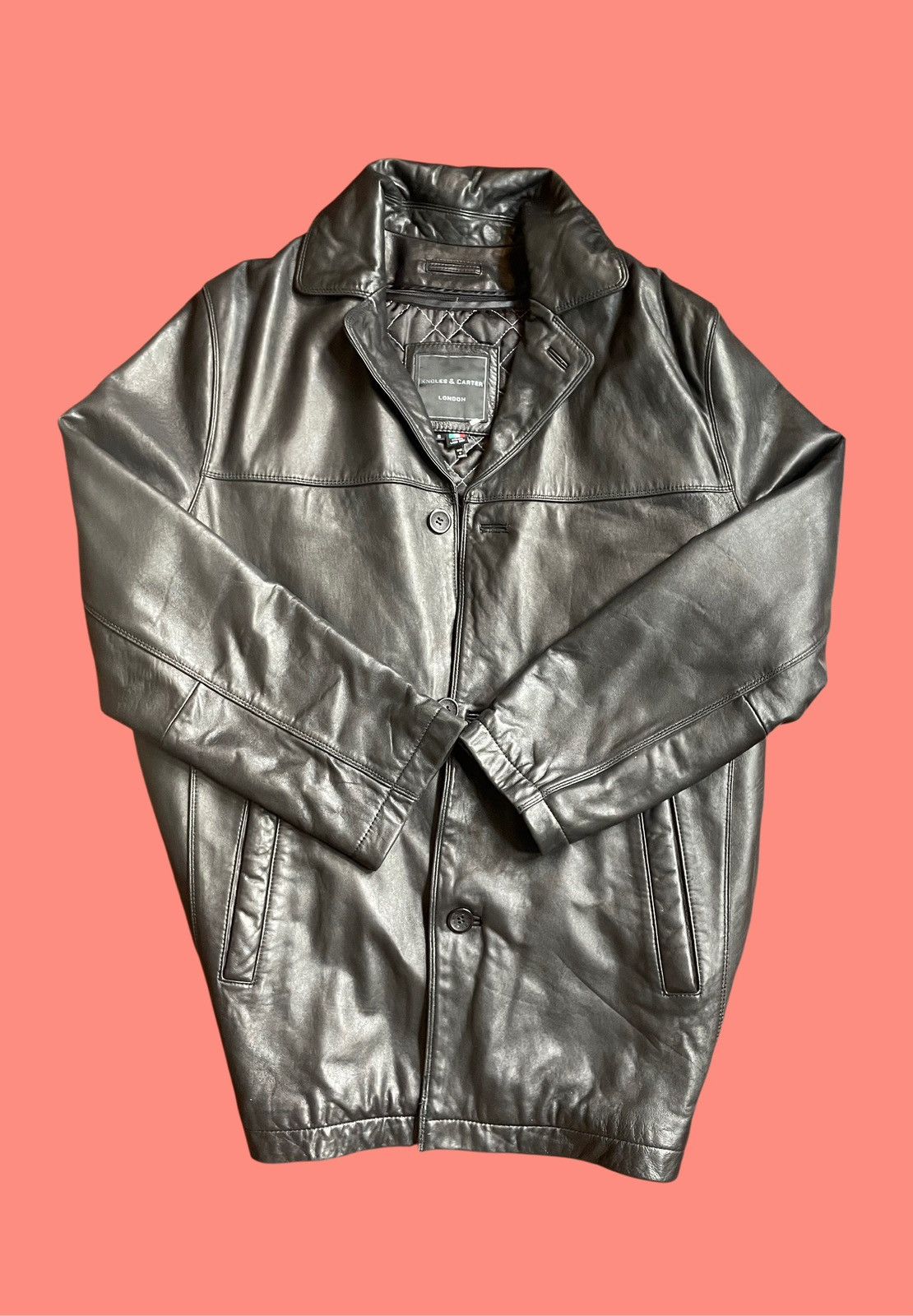 Vintage lamb skin leather jacket
