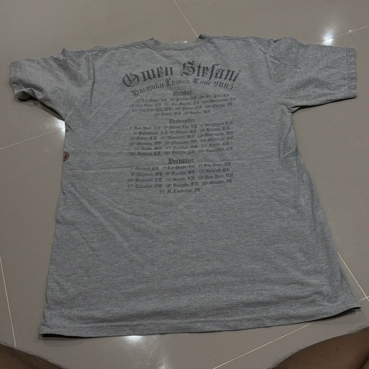Band Tees × Vintage Vintage 2005 Gwen Stefani - Harajuku Lovers Tour Size US L / EU 52-54 / 3 - 3 Thumbnail