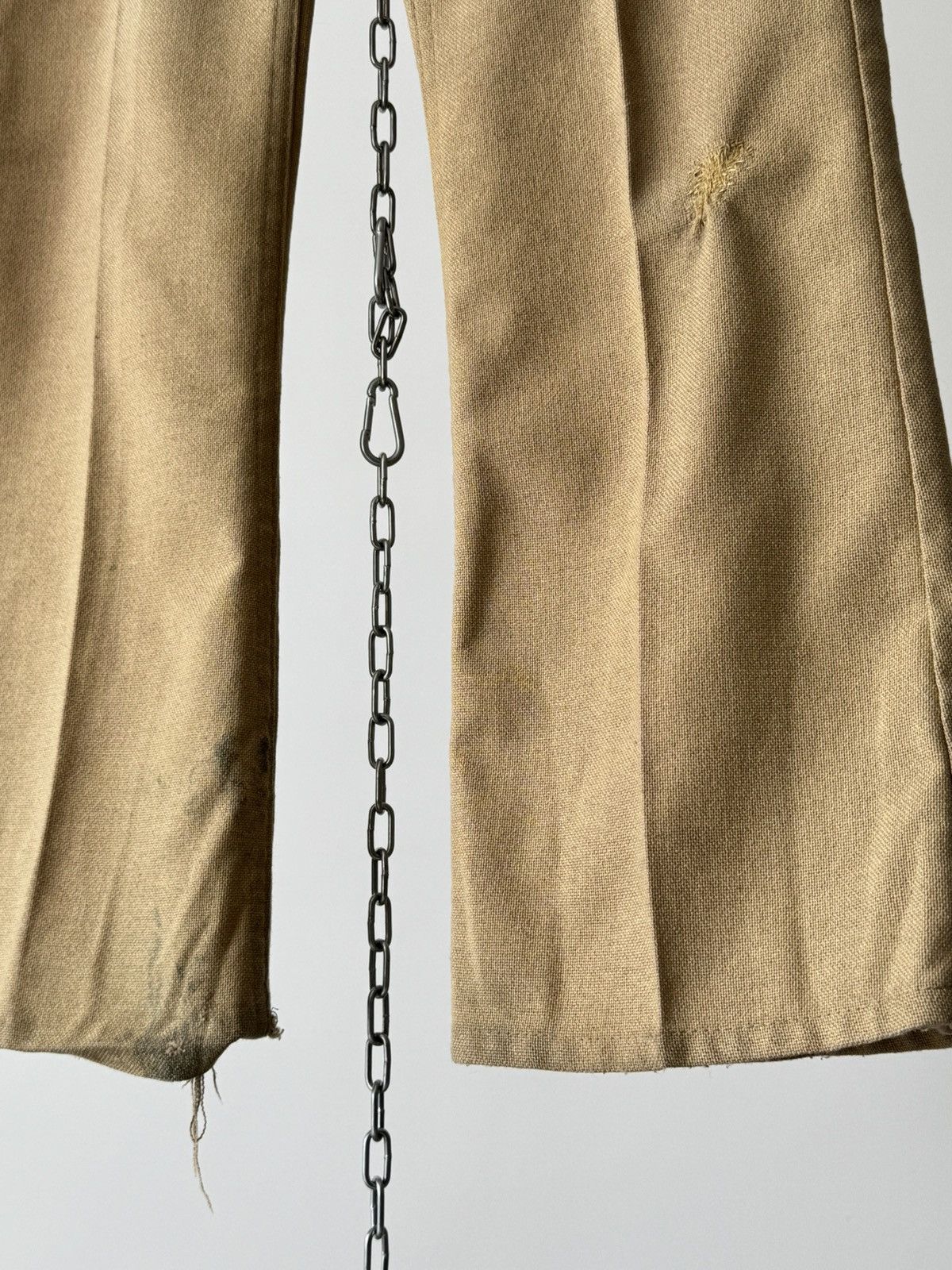 Levi's 1970s Vintage Levi’s Sta-Prest ‘BIG E’ Talon Hippie Pants Size US 30 / EU 46 - 8 Thumbnail