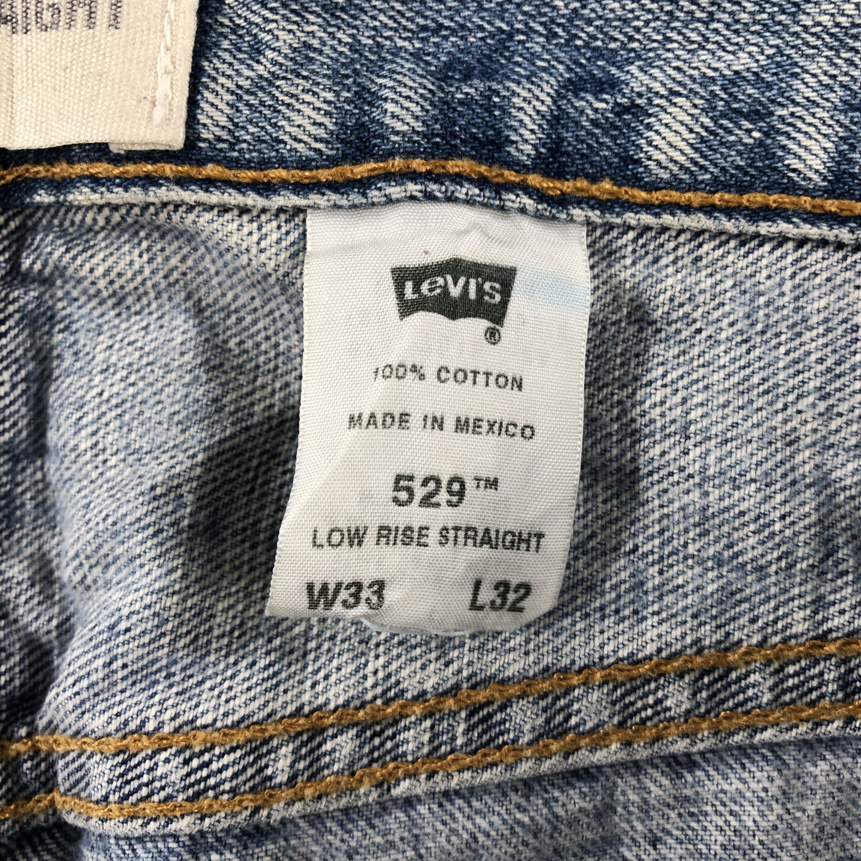 Levi's Vintage Blue Wash Levis 529 Jeans-J2521 Size US 34 / EU 50 - 10 Thumbnail