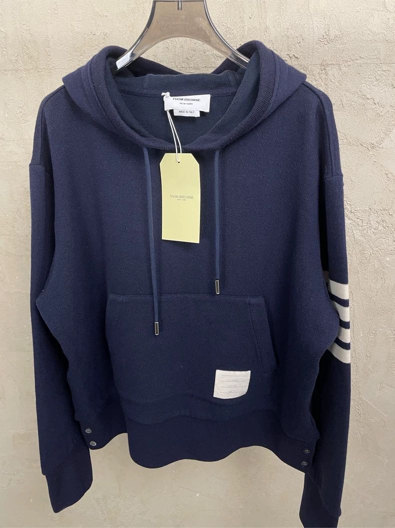Thom Browne Thom Browne size2 Blue and green cashmere sweater Size US M / EU 48-50 / 2 - 3 Thumbnail
