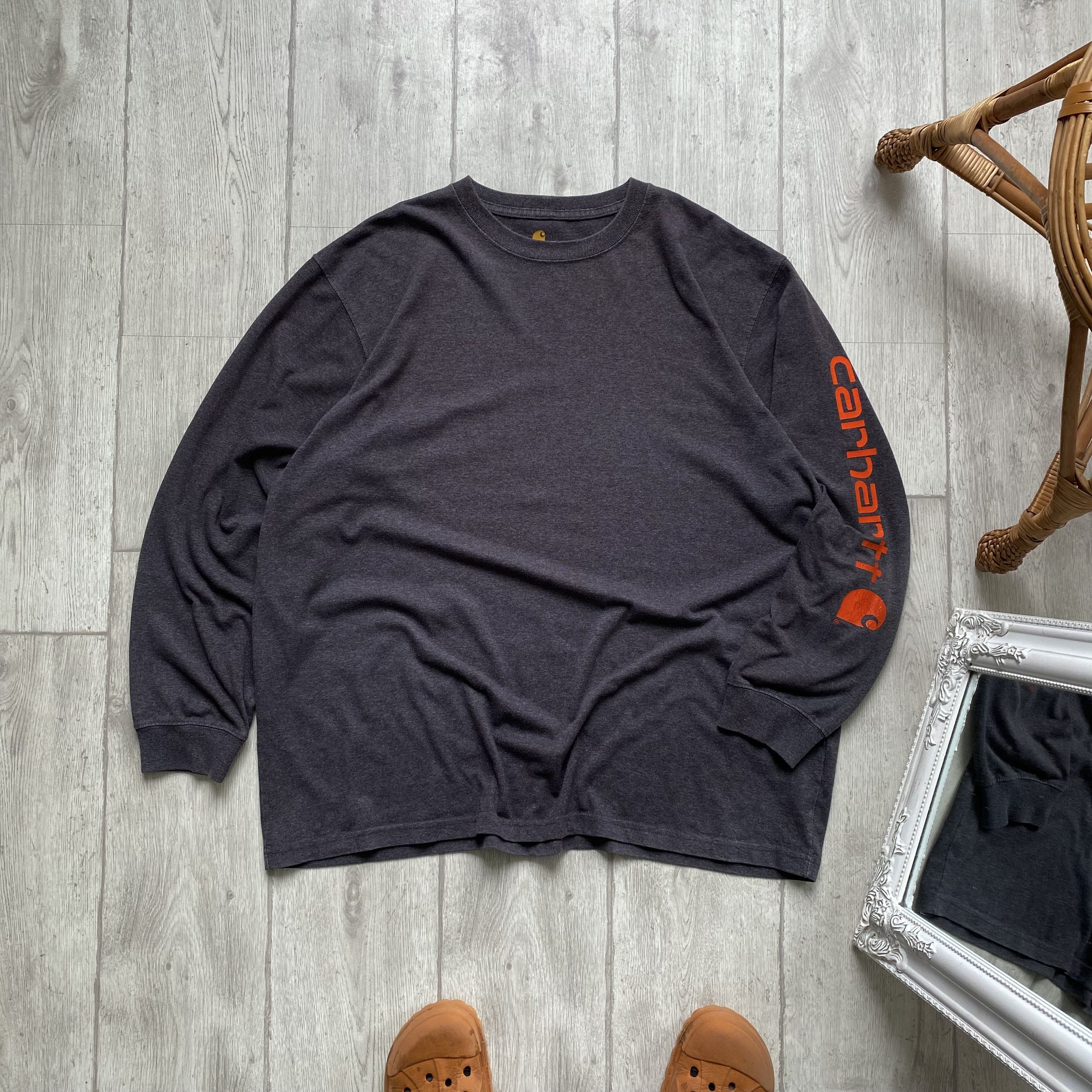 トップス PALACE x Carhartt WIP Logo Longsleeve L Palace Carhartt WIP Logo Longsleeve Black Men's - FW24 - US