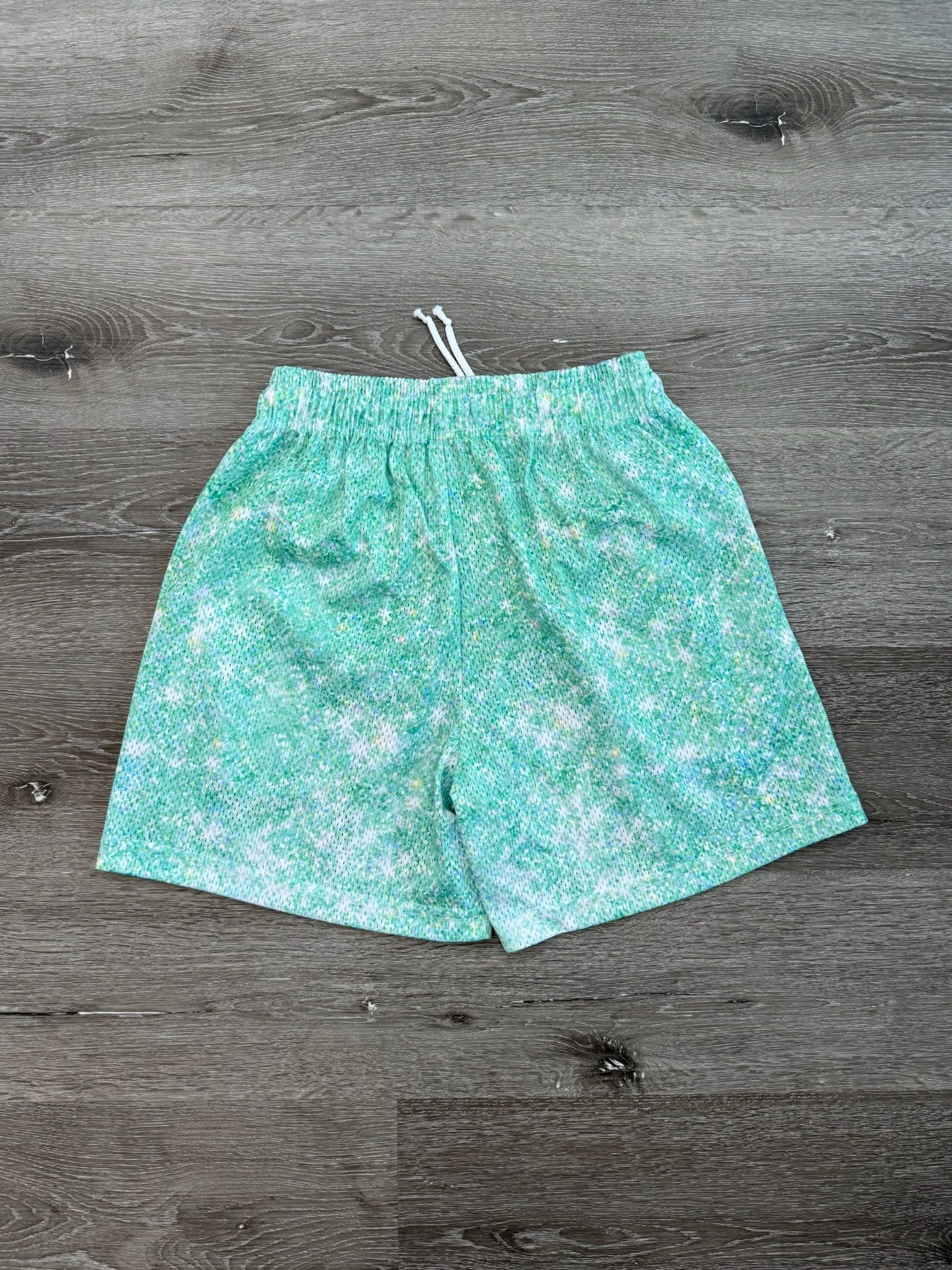 Eric Emanuel Eric Emanuel EE "Basic Short" (Green Sparkle/Green) Size US 31 - 2 Thumbnail