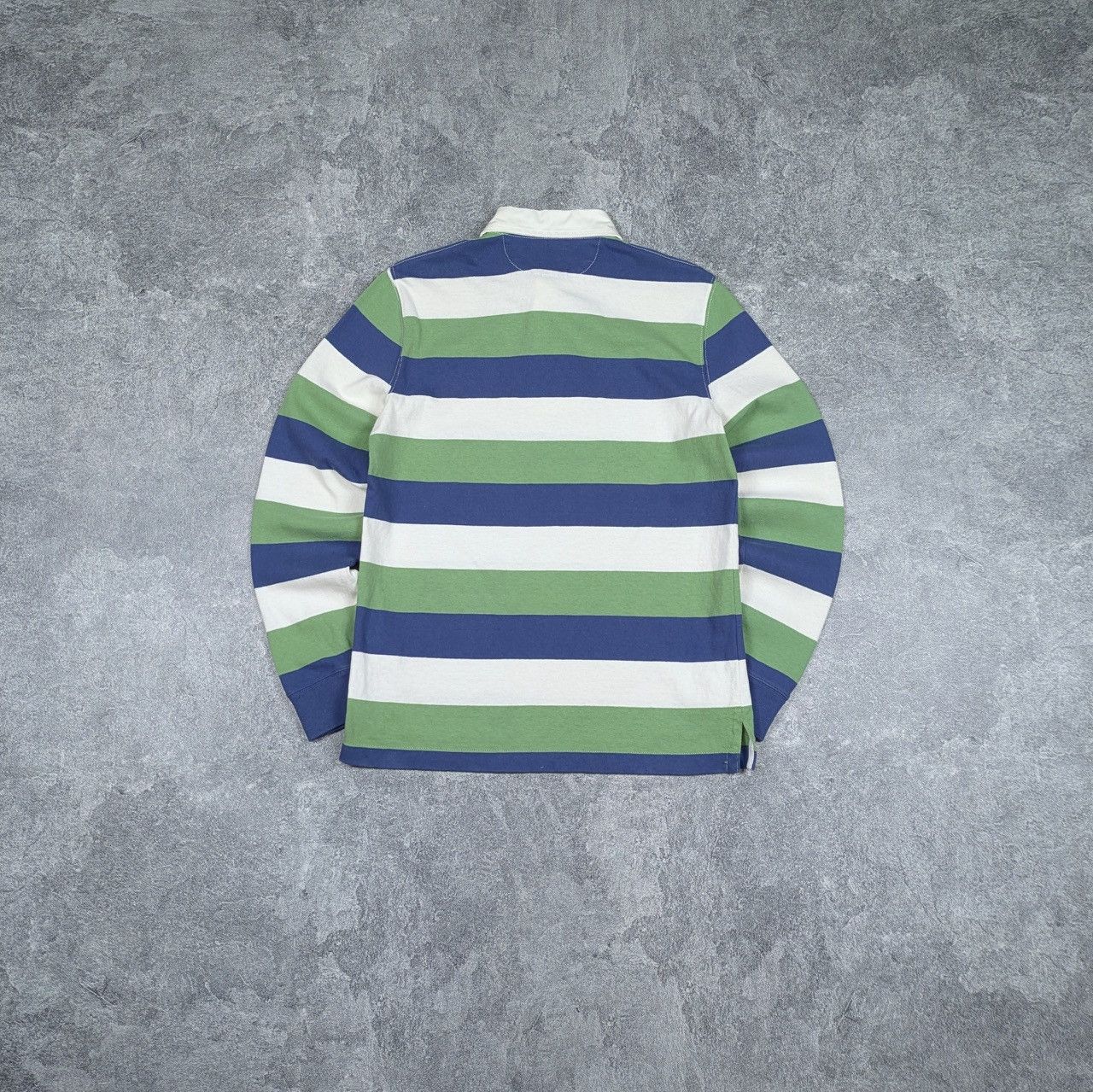 Polo Ralph Lauren Vintage Polo Ralph Lauren Striped Long Sleeve Rugby Polo Size US S / EU 44-46 / 1 - 4 Thumbnail