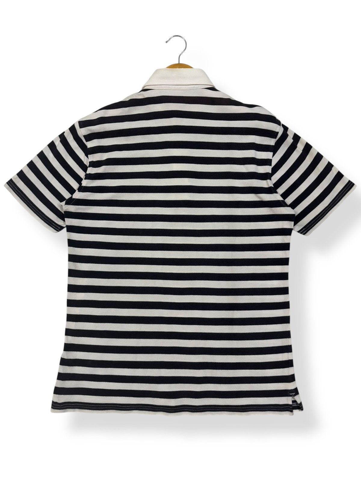 Burberry Vintage Burberry London Small Logo Striped Polo Shirt Size US M / EU 48-50 / 2 - 2 Thumbnail
