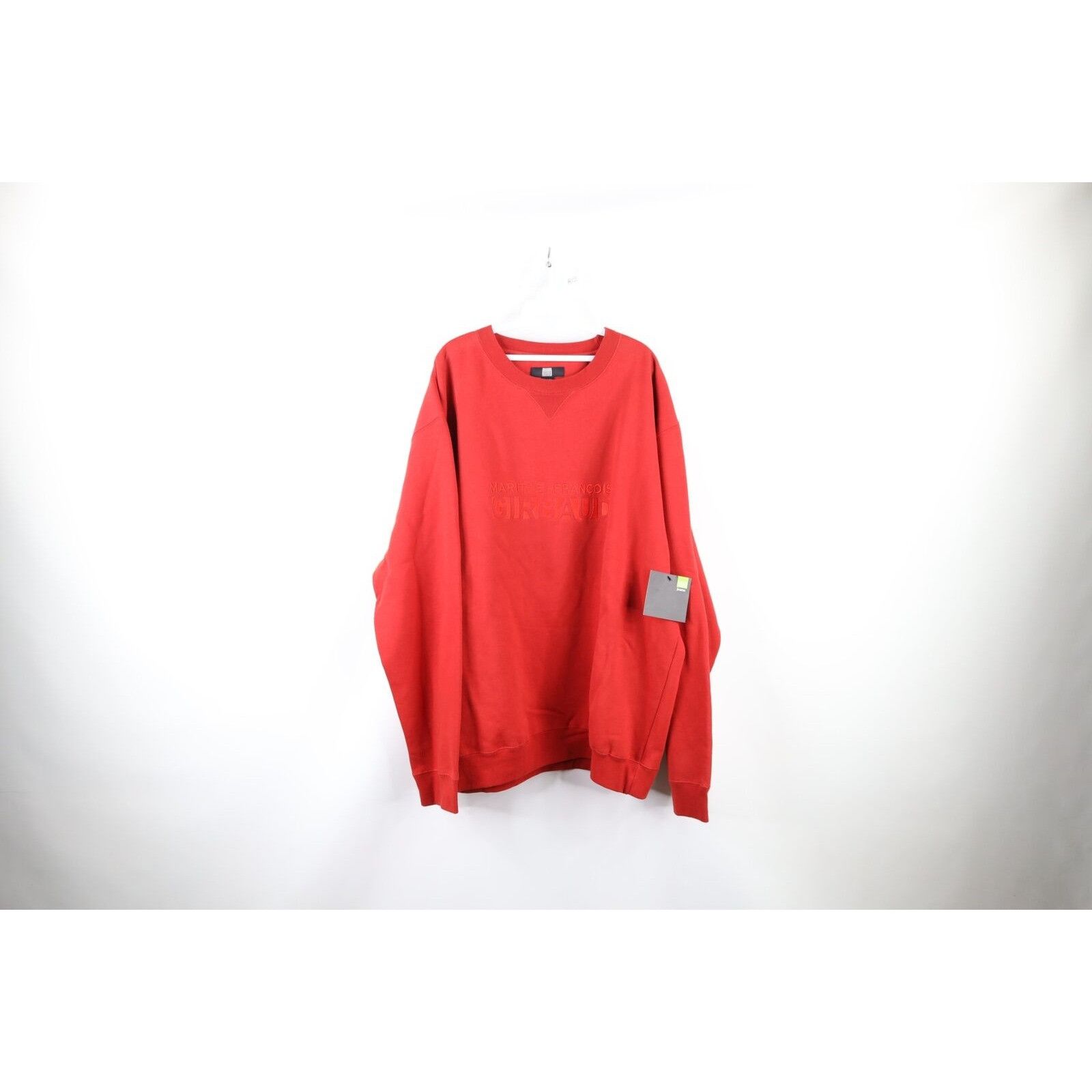 image of Nos Vintage 90's Marithe Francois Girbaud Sweatshirt 3Xl in Red, Men's (Size 2XL)