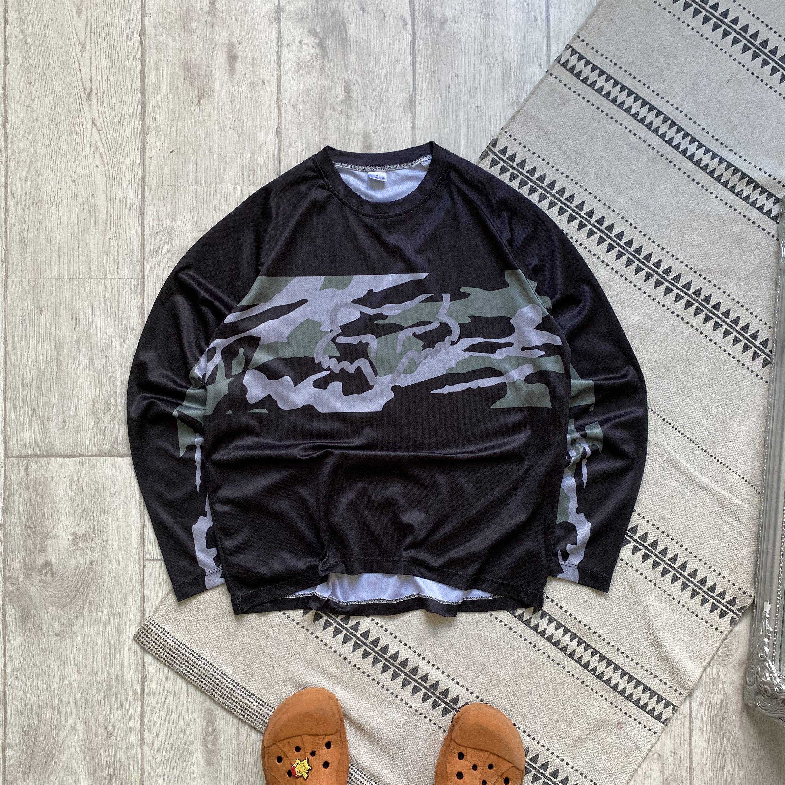 Fox Racing 🦊 Fox Racing jersey longsleeve Y2K camouflage logo Size US M / EU 48-50 / 2 - 1 Thumbnail