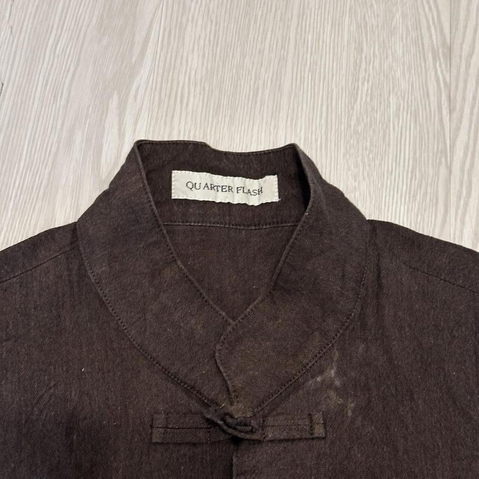 Other Chinese style 2000s grunge no sleeve brown blouse top Size XS / US 0-2 / IT 36-38 - 3 Thumbnail