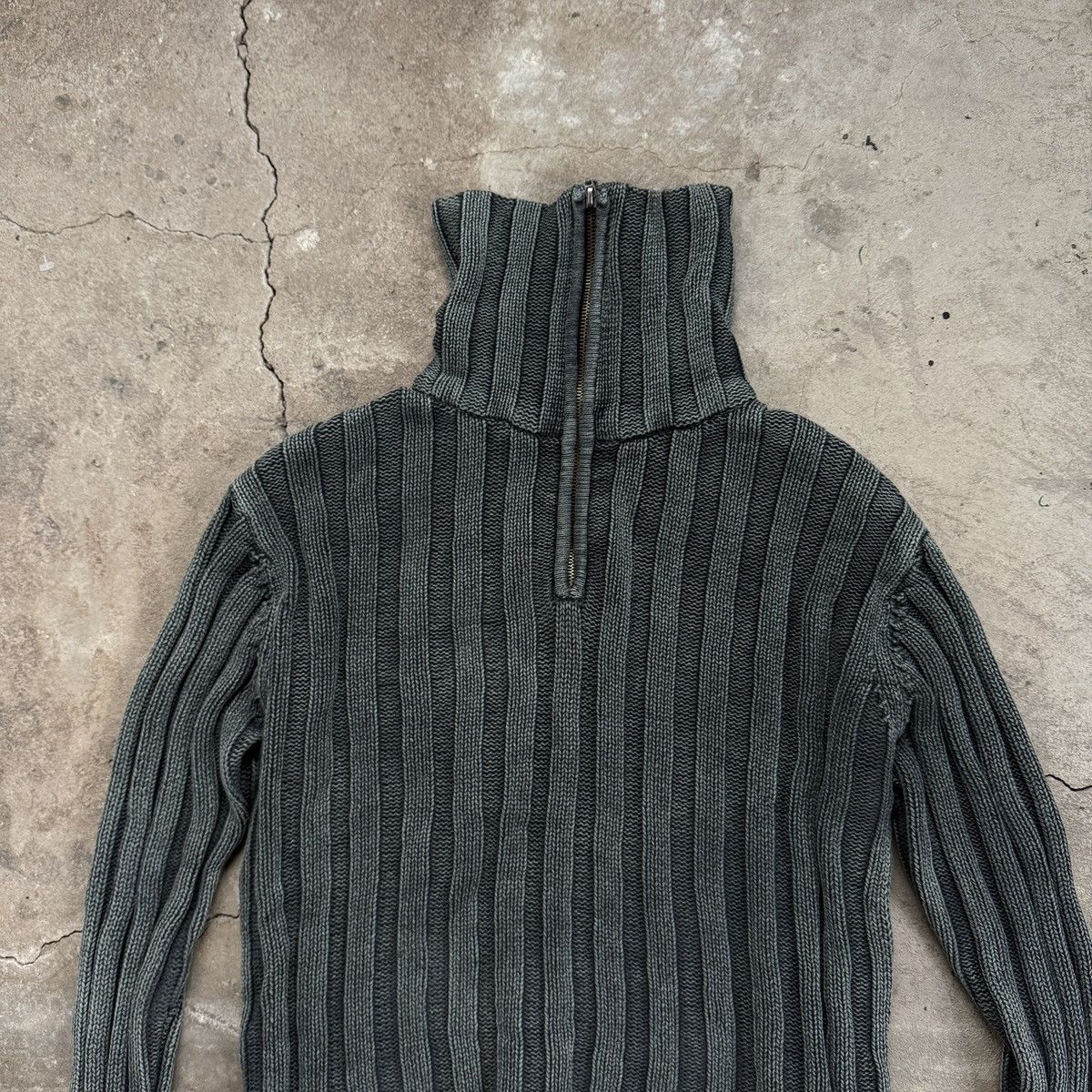 Japanese Brand Vintage Japanese Mantan Faded Stripe Sweater Size US L / EU 52-54 / 3 - 3 Thumbnail