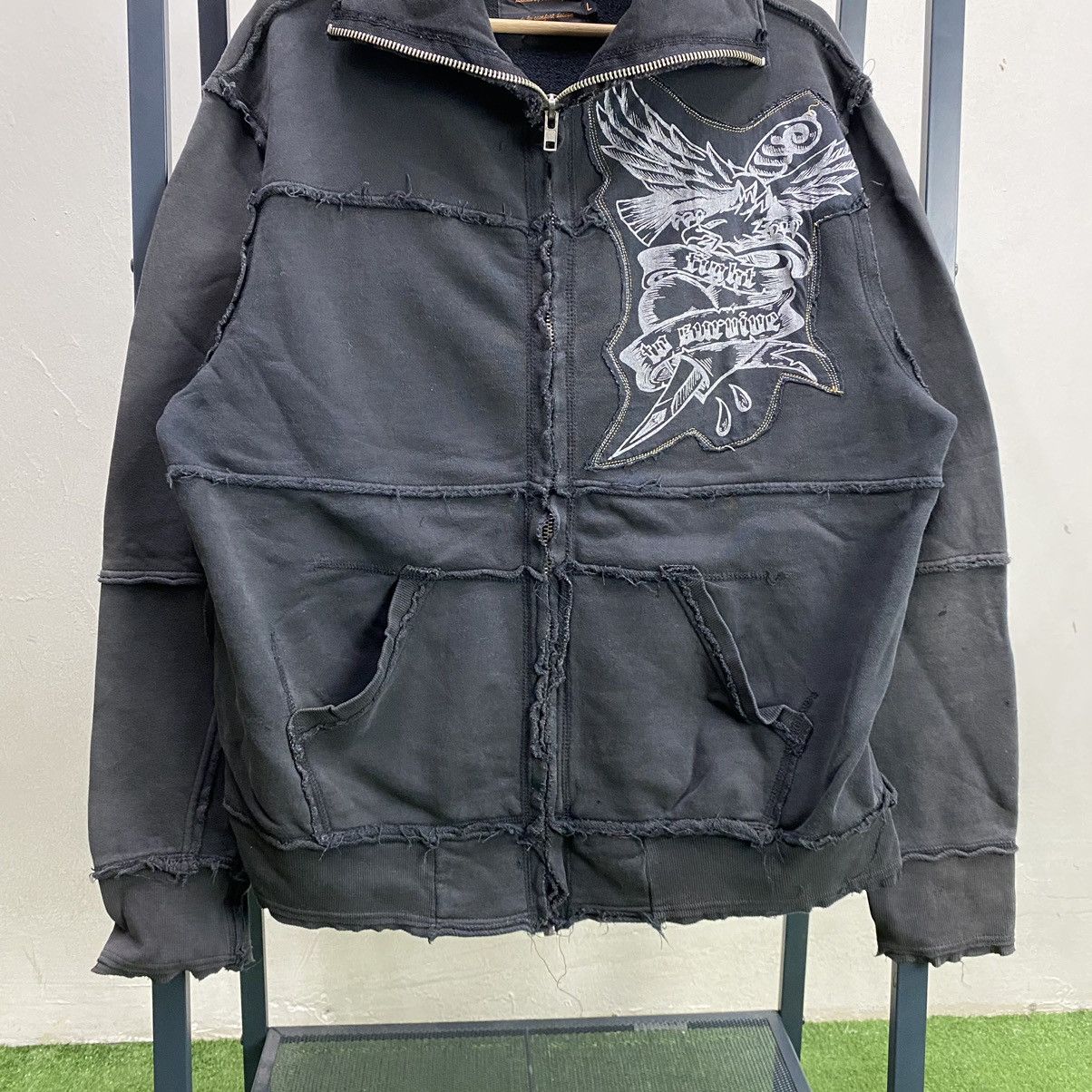 Japanese Brand × PPFM Fourseason Punk reconstruct Sweaters distress Size US L / EU 52-54 / 3 - 5 Thumbnail