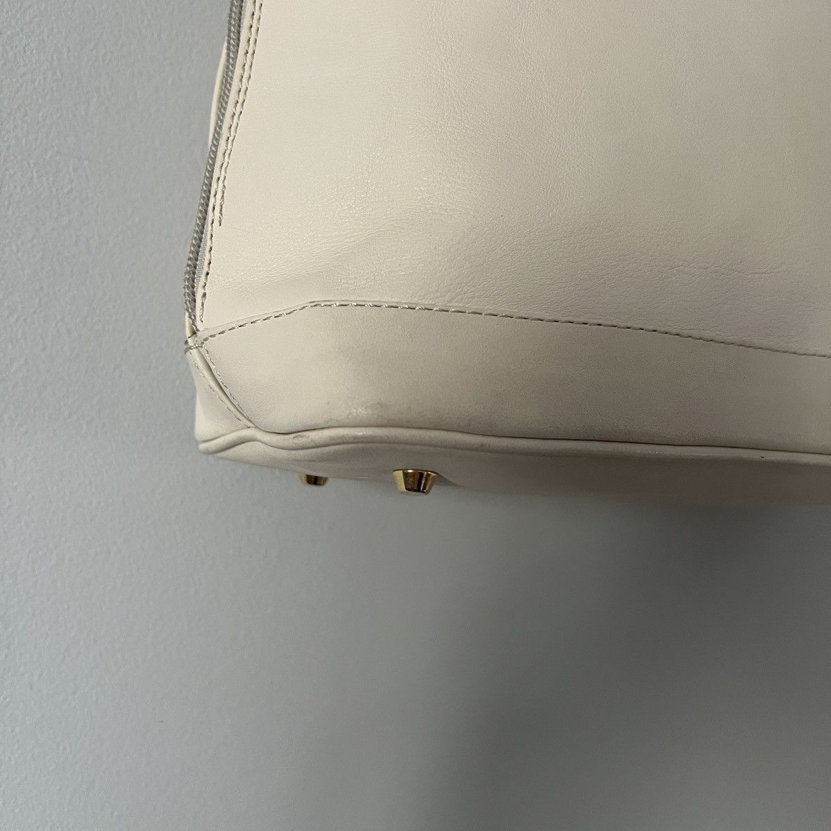 Bally Bally Shoulder White Leather Bag Size ONE SIZE - 9 Thumbnail