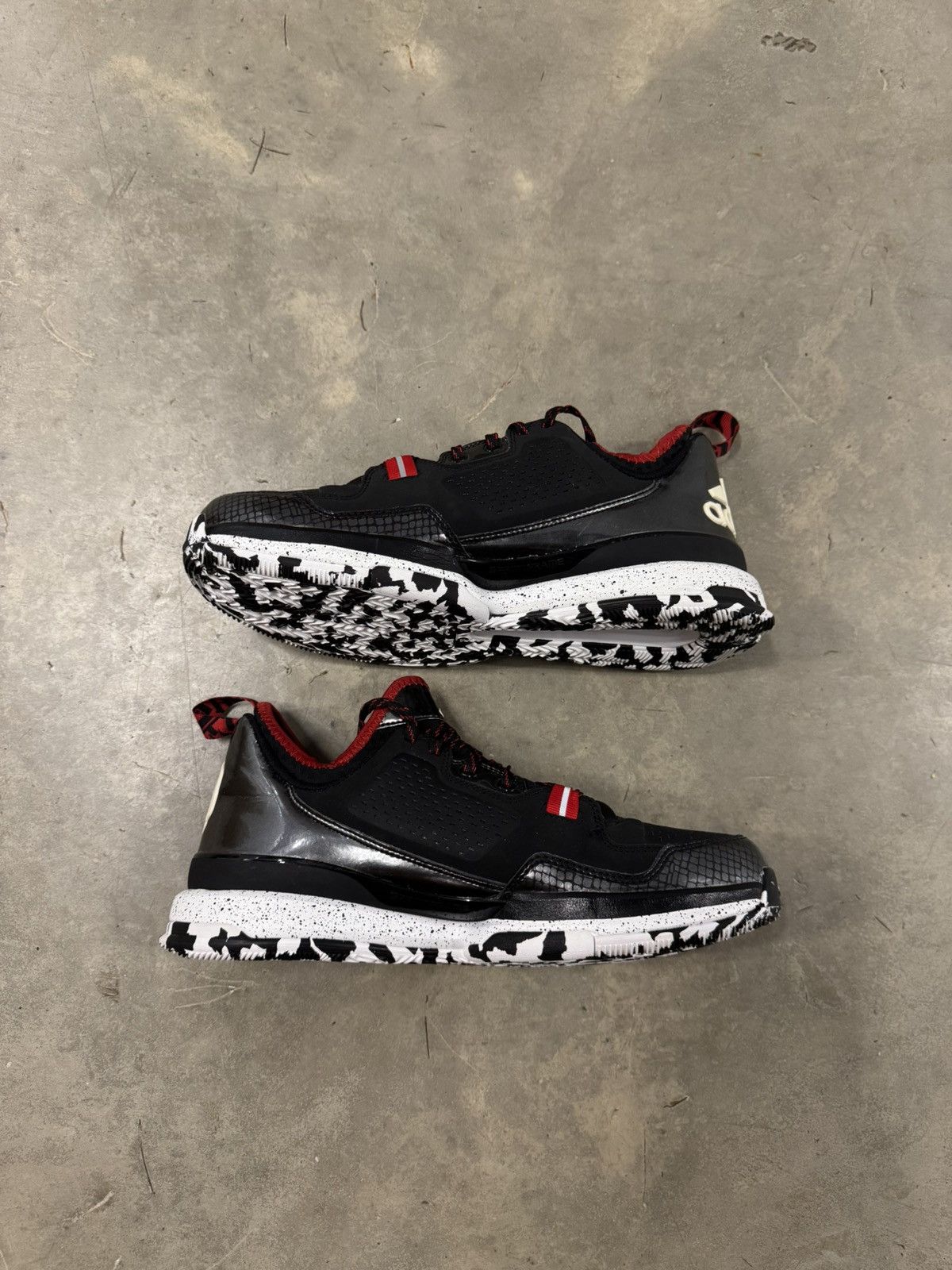 Adidas Adidas Dame 1 Black White Red Size 10 Size US 10 / EU 43 - 3 Thumbnail