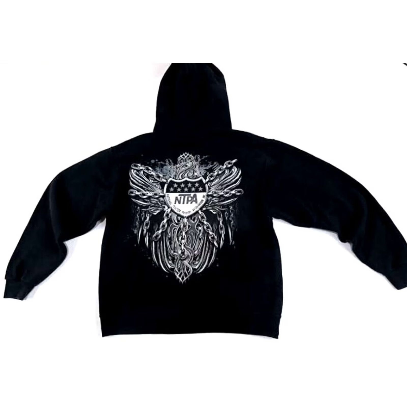 Jerzees Jerzees NTPA National Tractor Pullers Hooded Sweatshirt Medium Black Pullover Size US M / EU 48-50 / 2 - 4 Thumbnail