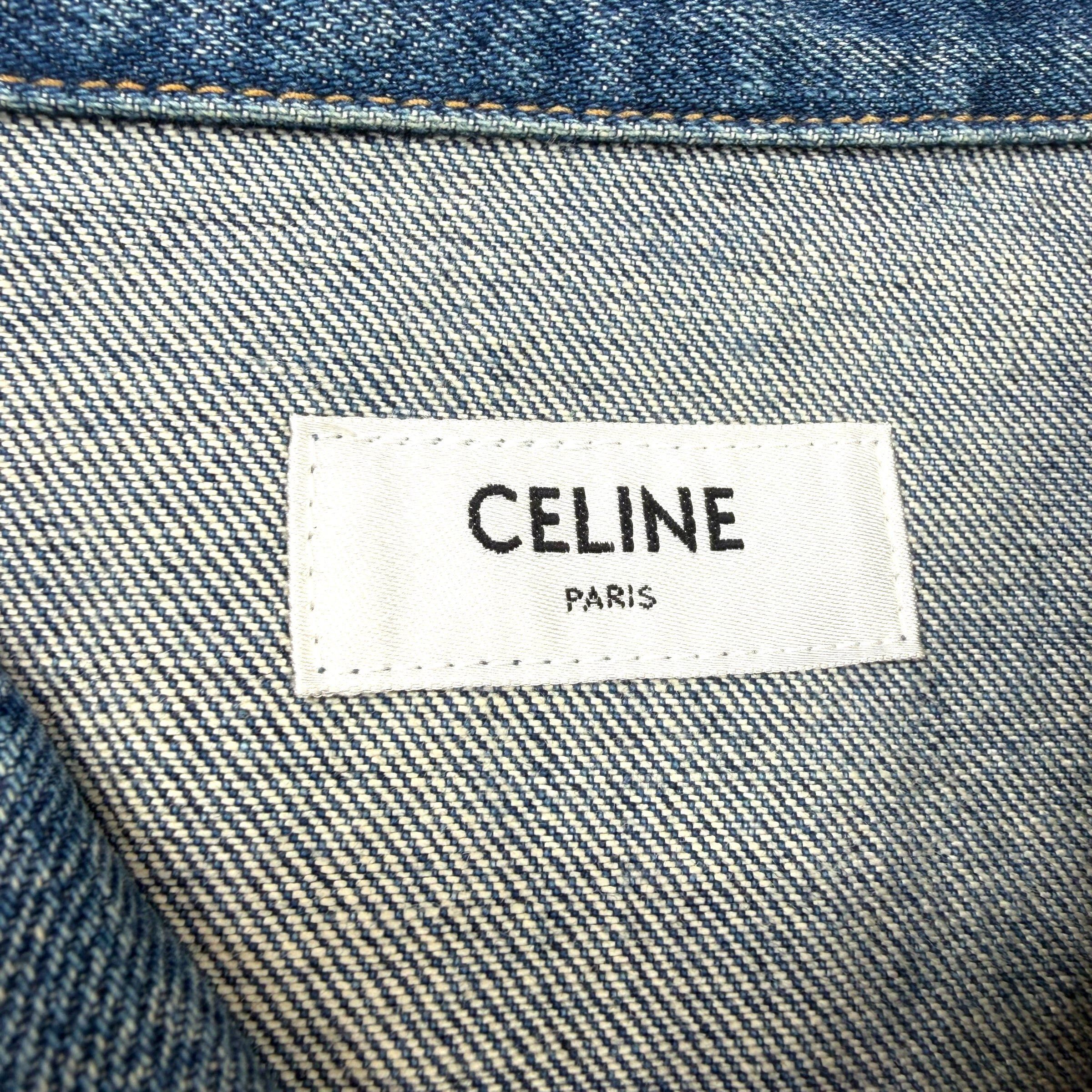 Celine Celine Studded Denim Vest XL Size US XL / EU 56 / 4 - 5 Thumbnail